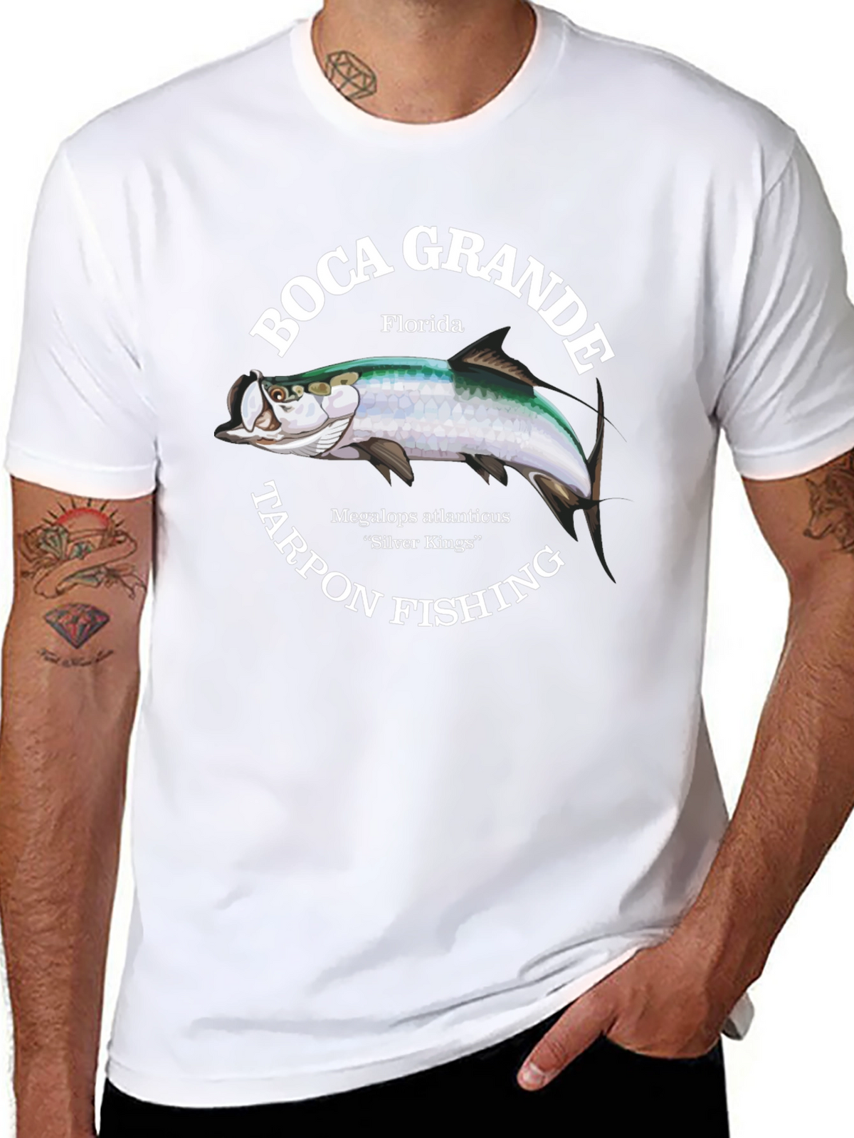 Boca Grande Tarpon Fishing T-Shirt