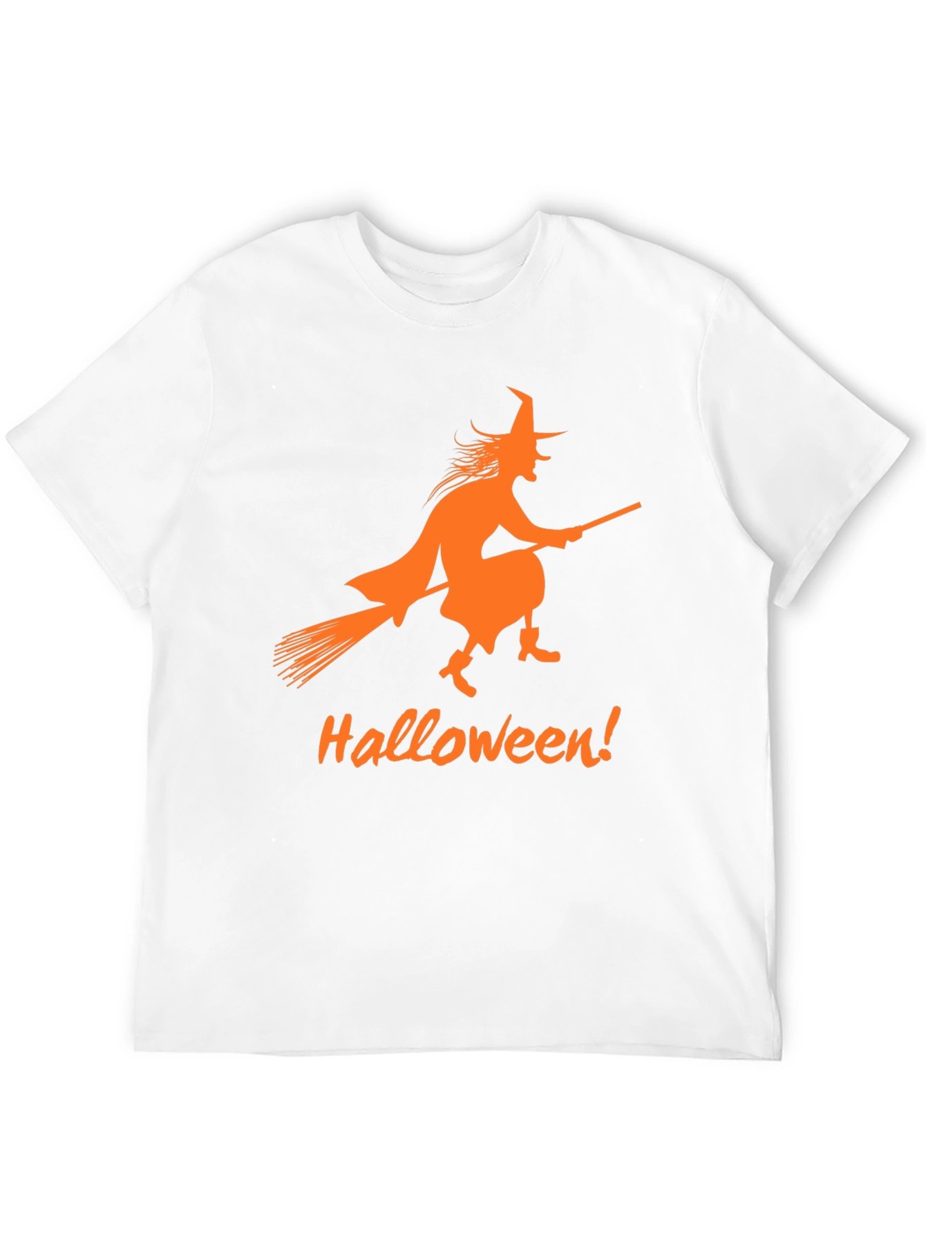 Halloween Witch T-Shirt - Black Spooky Design