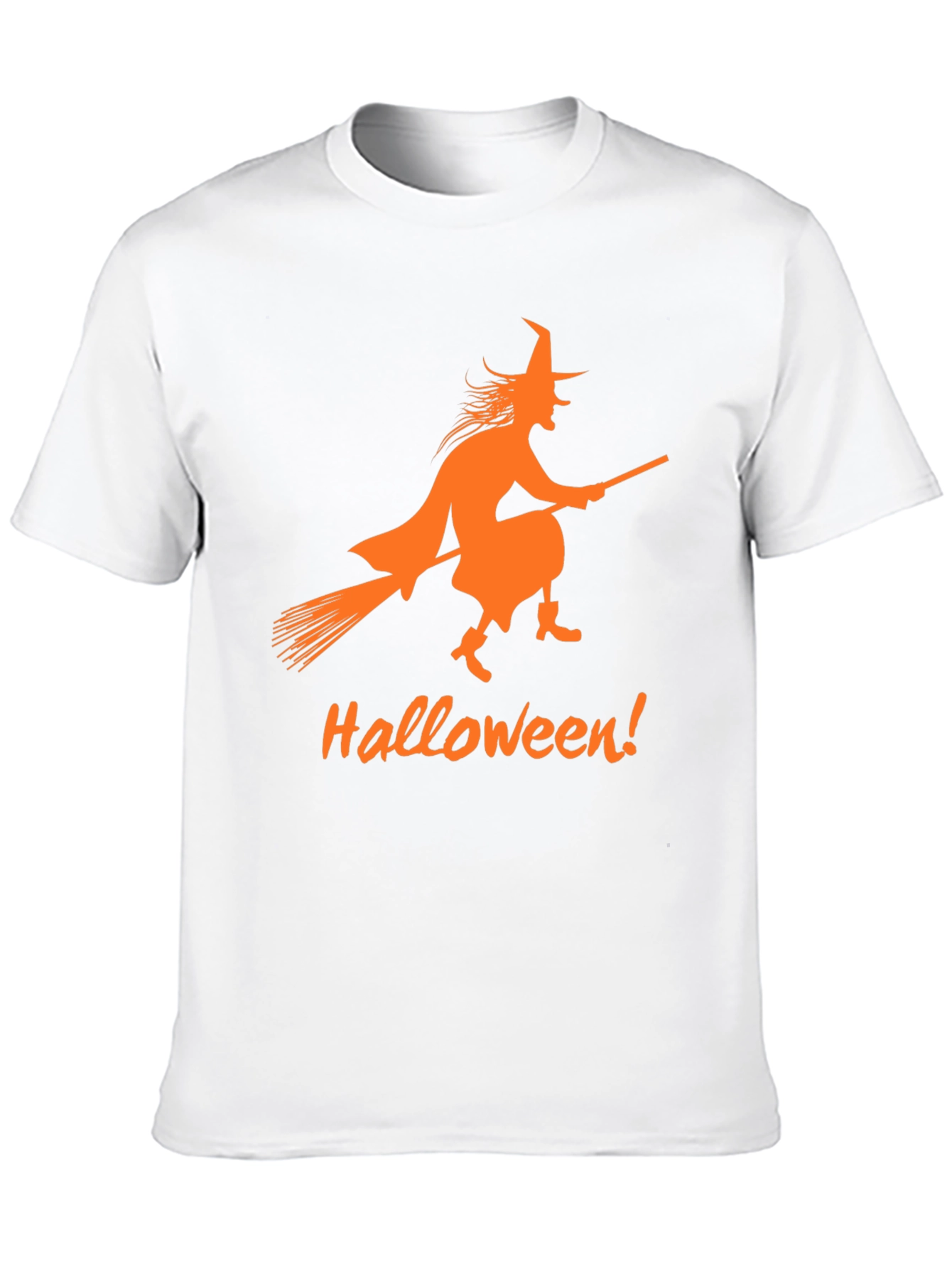 Halloween Witch T-Shirt - Black Spooky Design