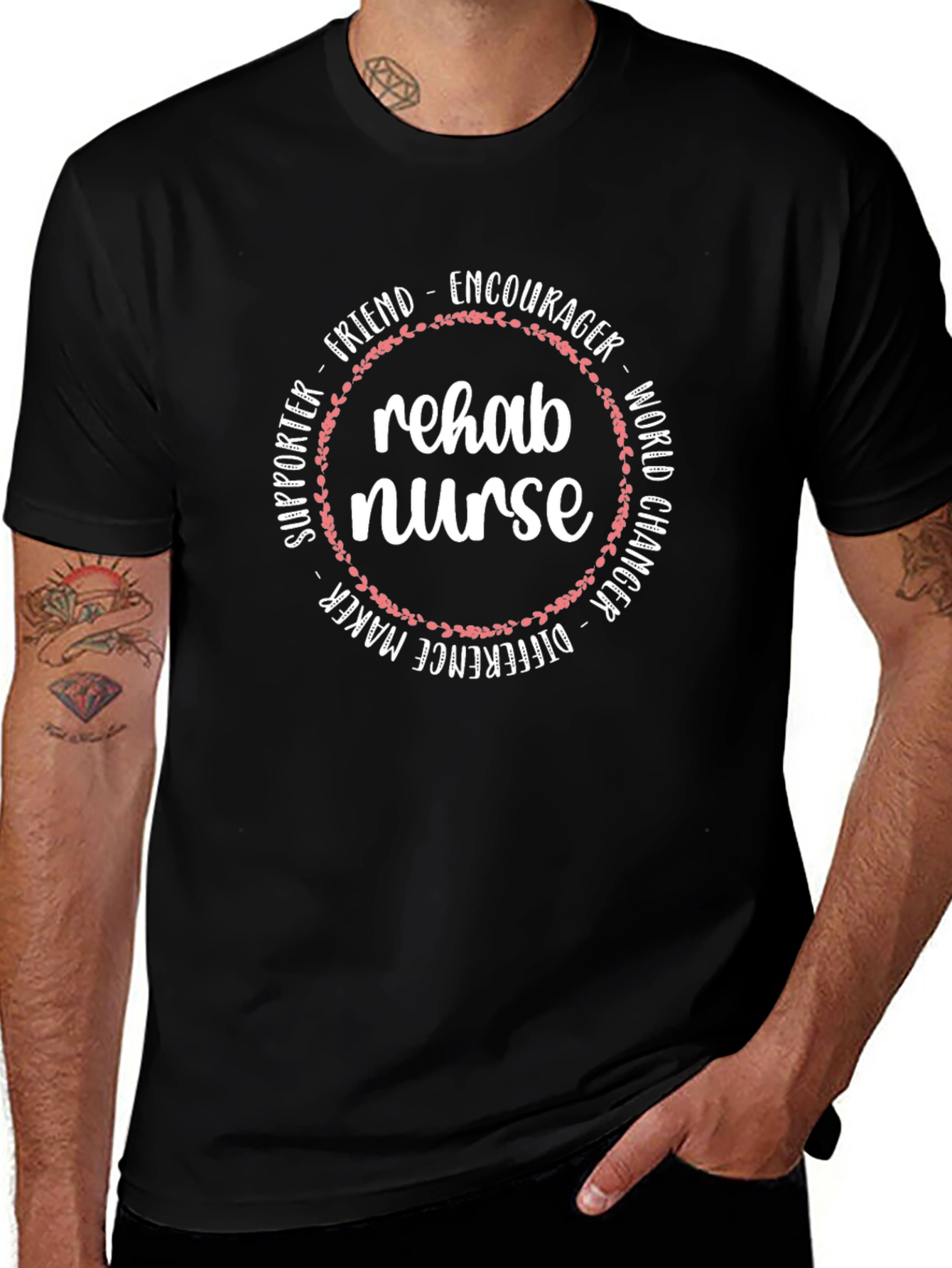 Rehab Nurse Tee - Supportive & Encouraging Design