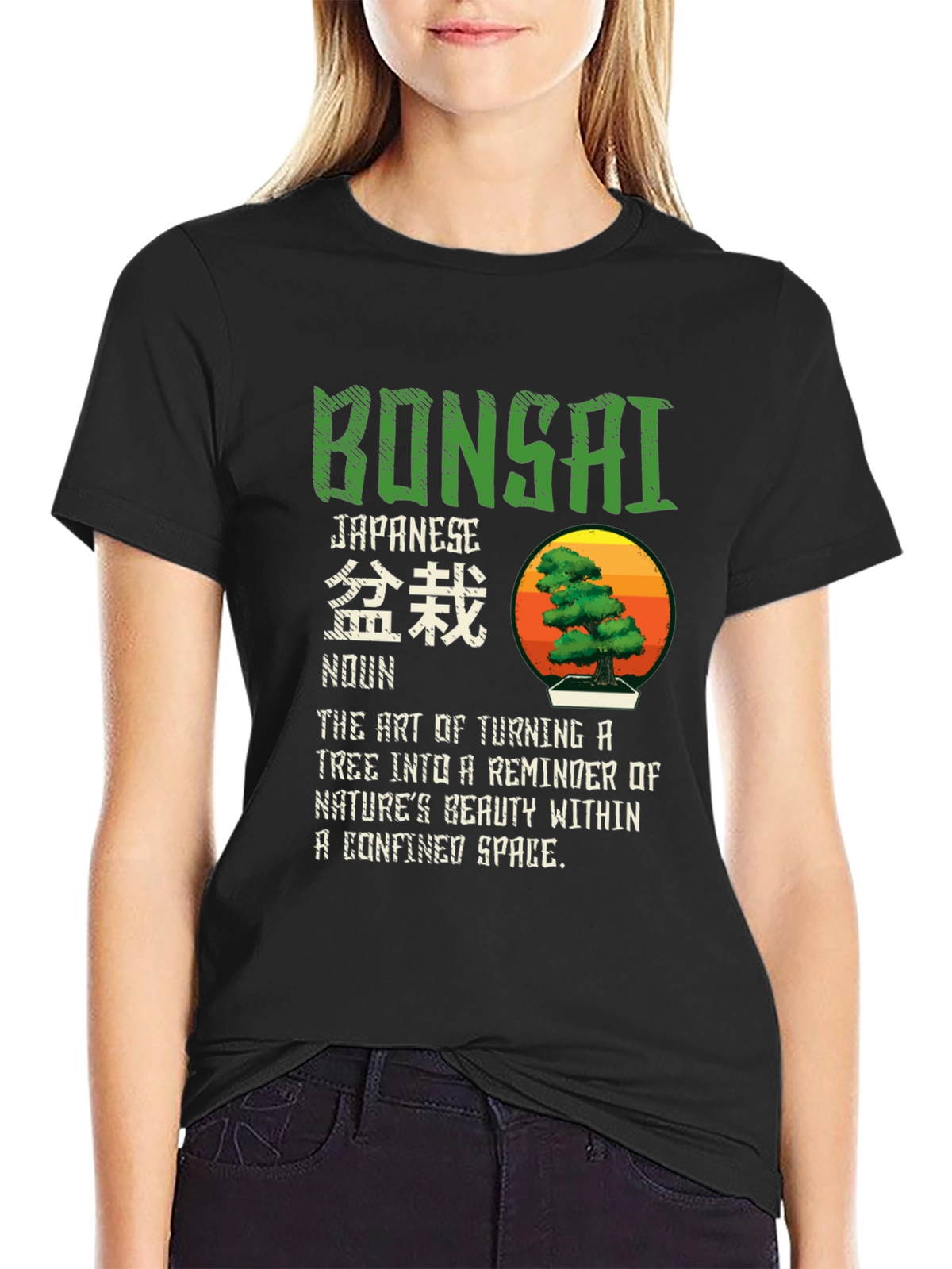 Bonsai Japanese Tree Art Graphic T-Shirt