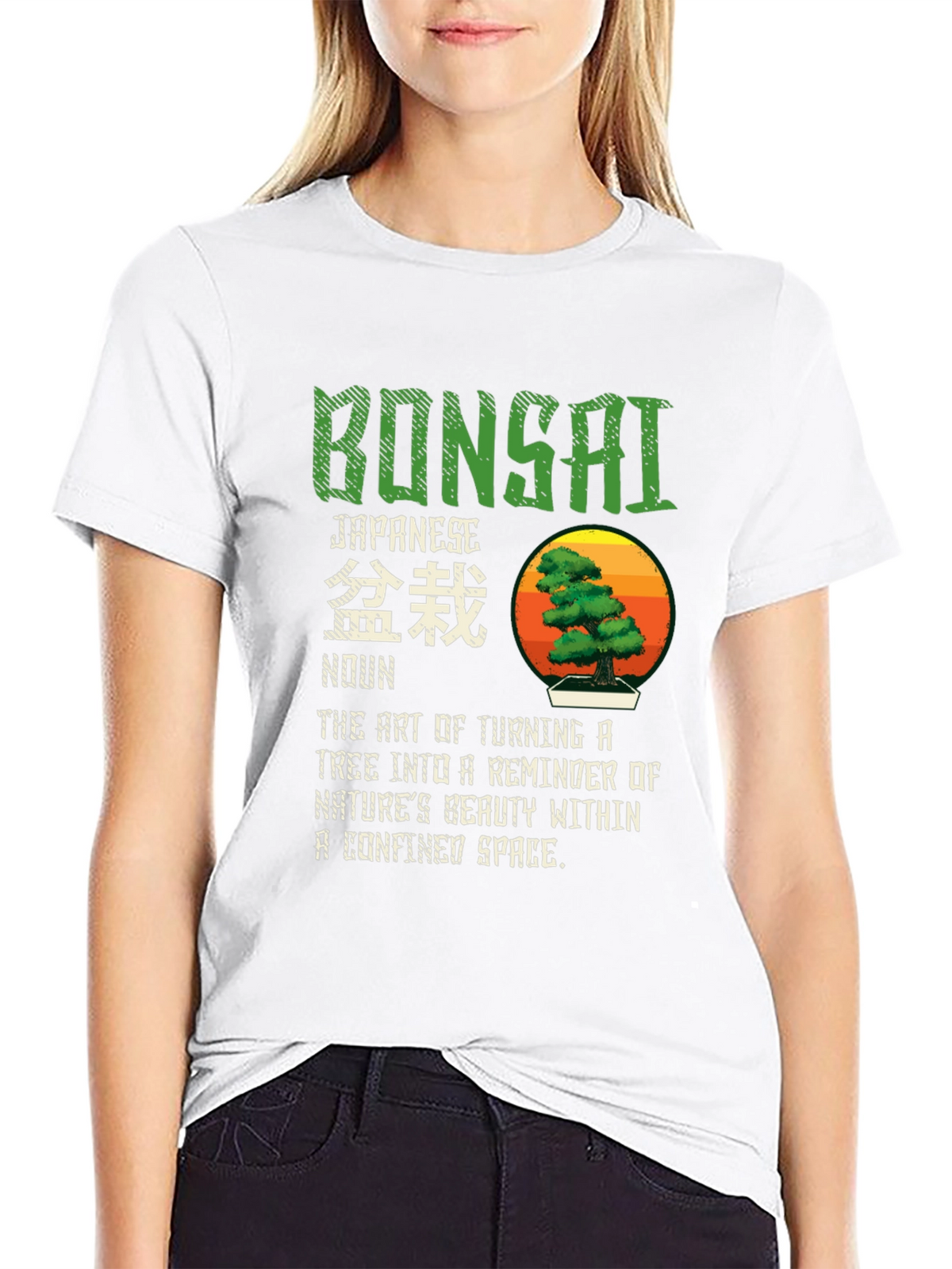 Bonsai Japanese Tree Art Graphic T-Shirt