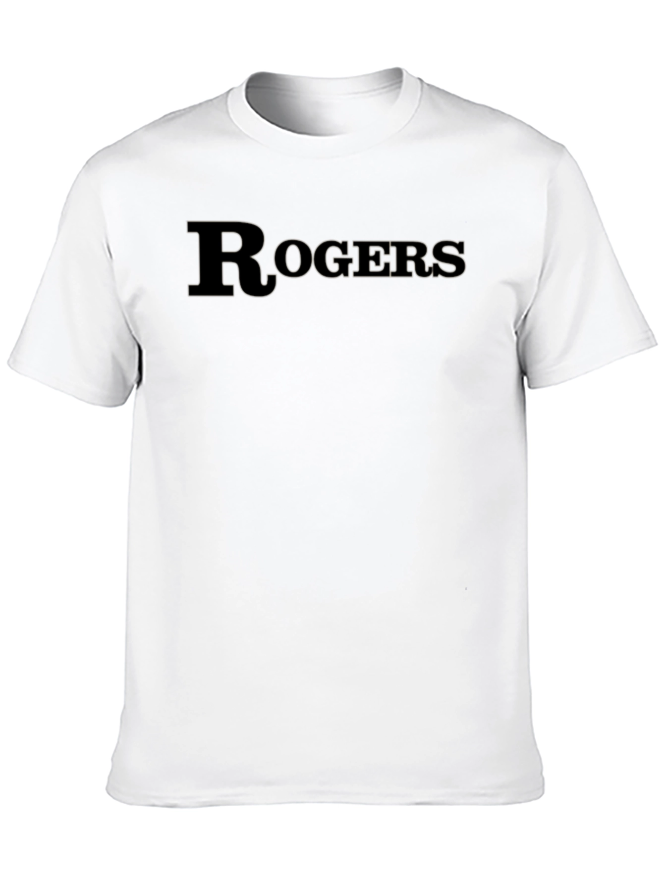 Rogers Black Graphic Tee - Classic Style