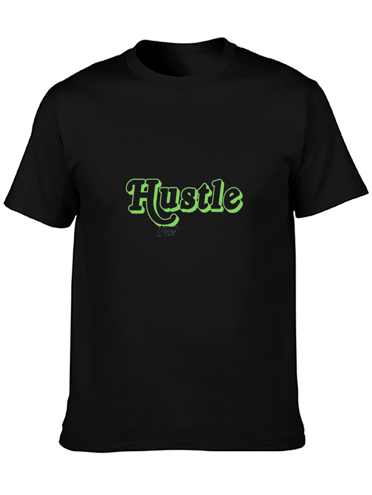 Hustle 24/7 Black T-Shirt