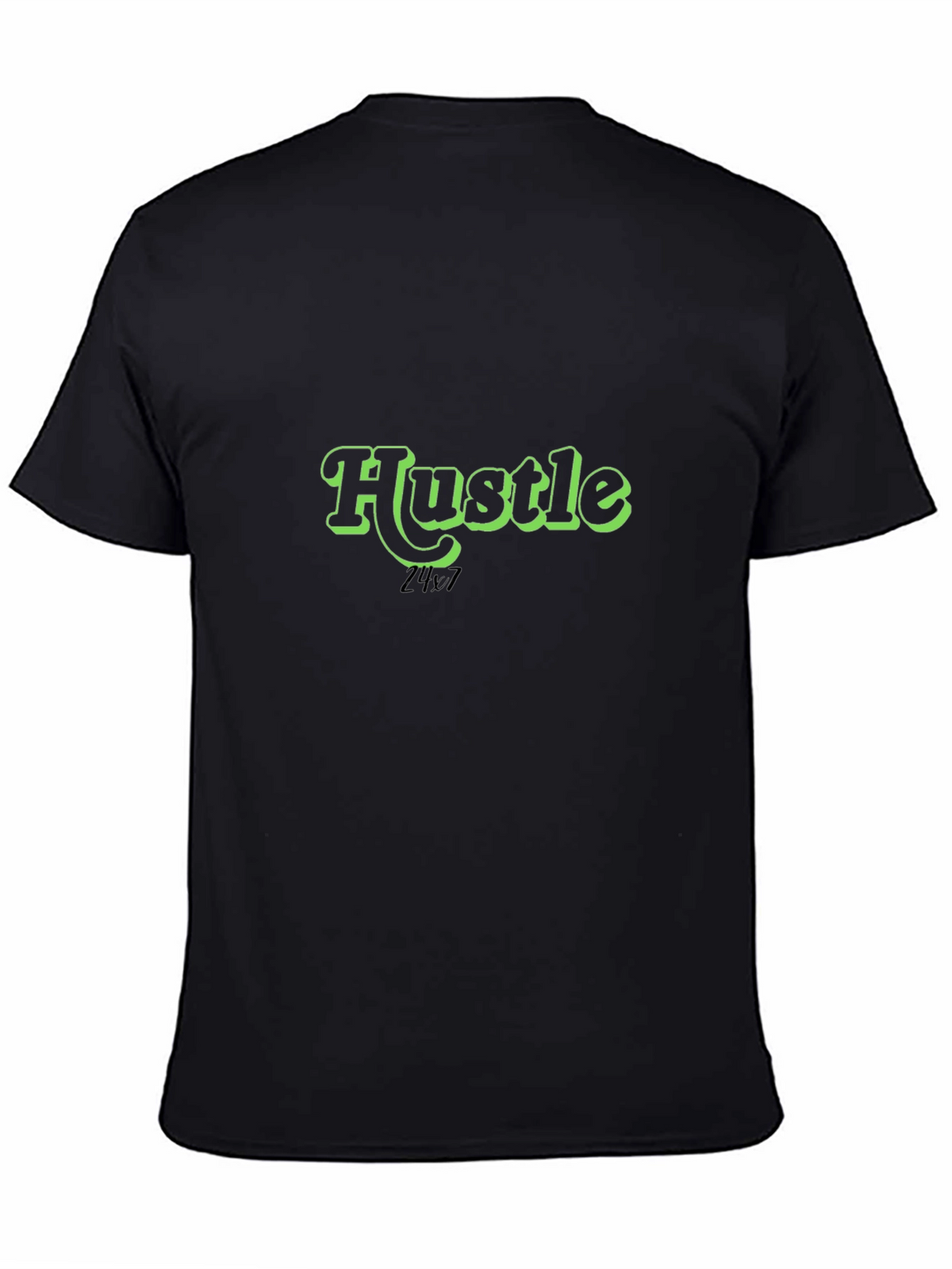 Hustle 24/7 Black T-Shirt