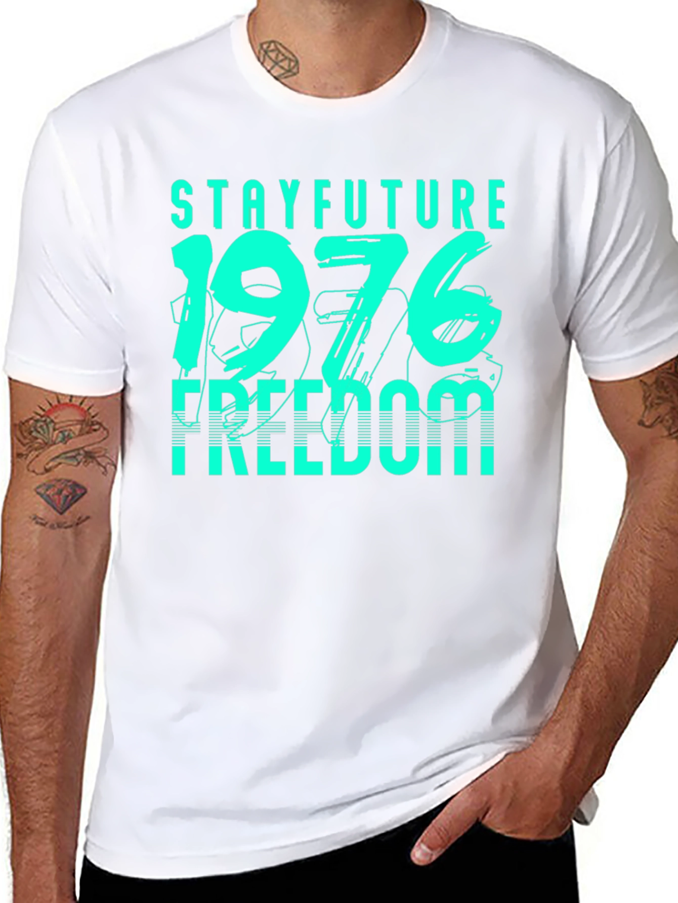 Stay Future 1976 Freedom Graphic Tee