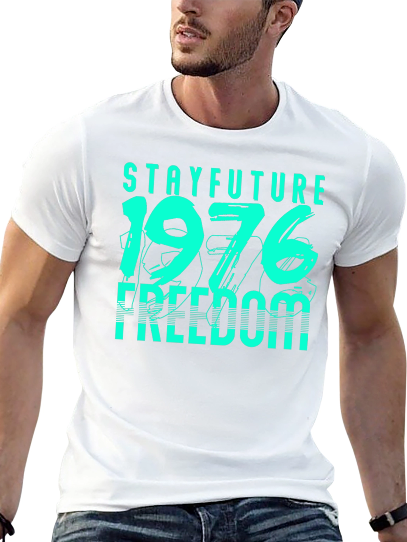 Stay Future 1976 Freedom Graphic Tee