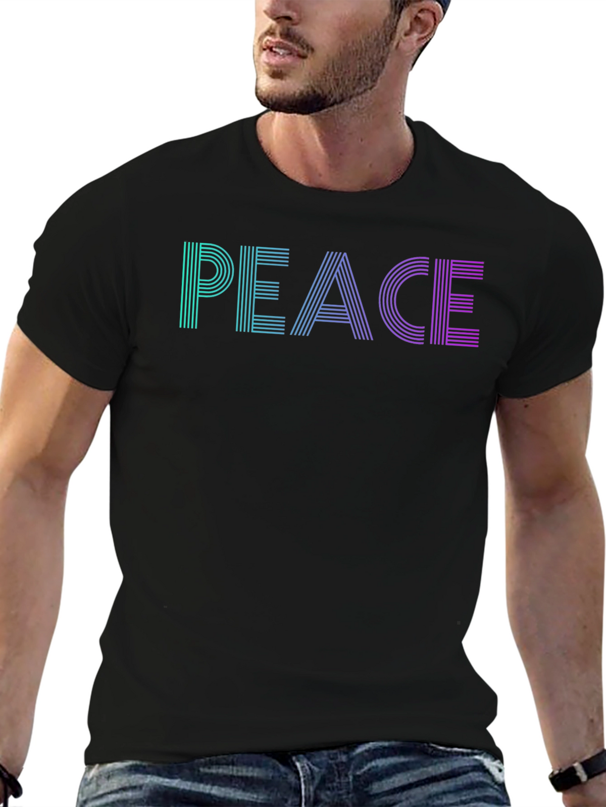 Peace Graphic Tee - Stylish Comfort