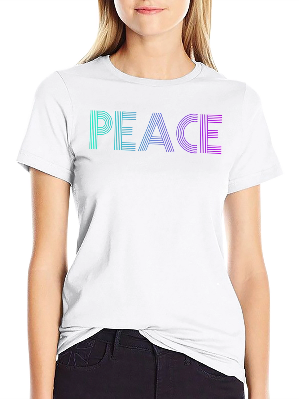 Peace Graphic Tee - Stylish Comfort