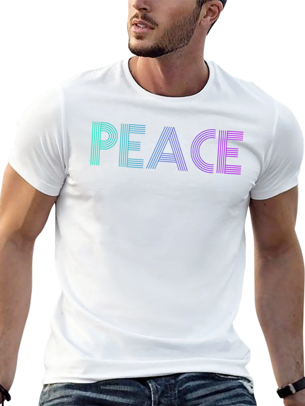 Peace Graphic Tee - Stylish Comfort