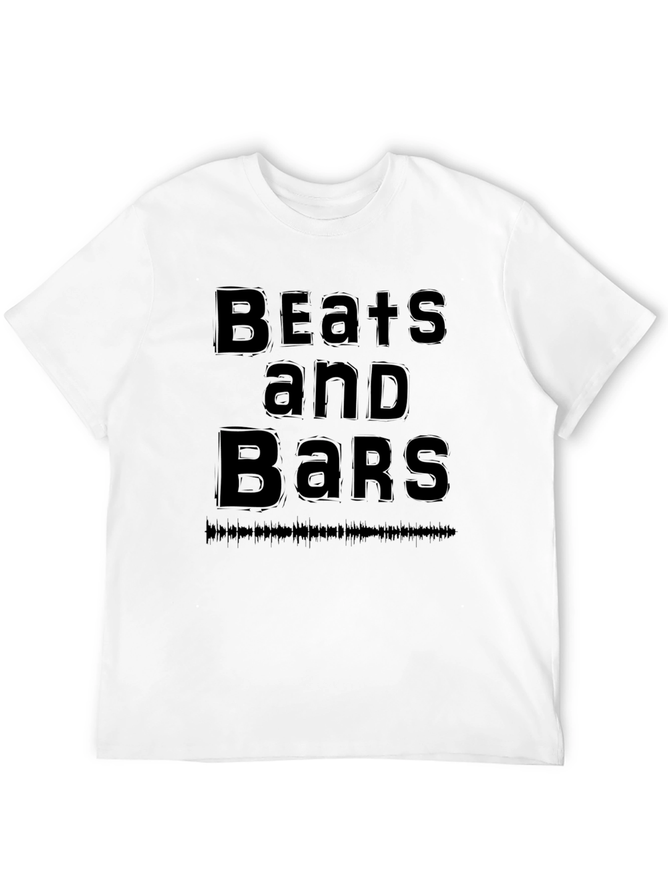 Beats and Bars Black Graphic Tee