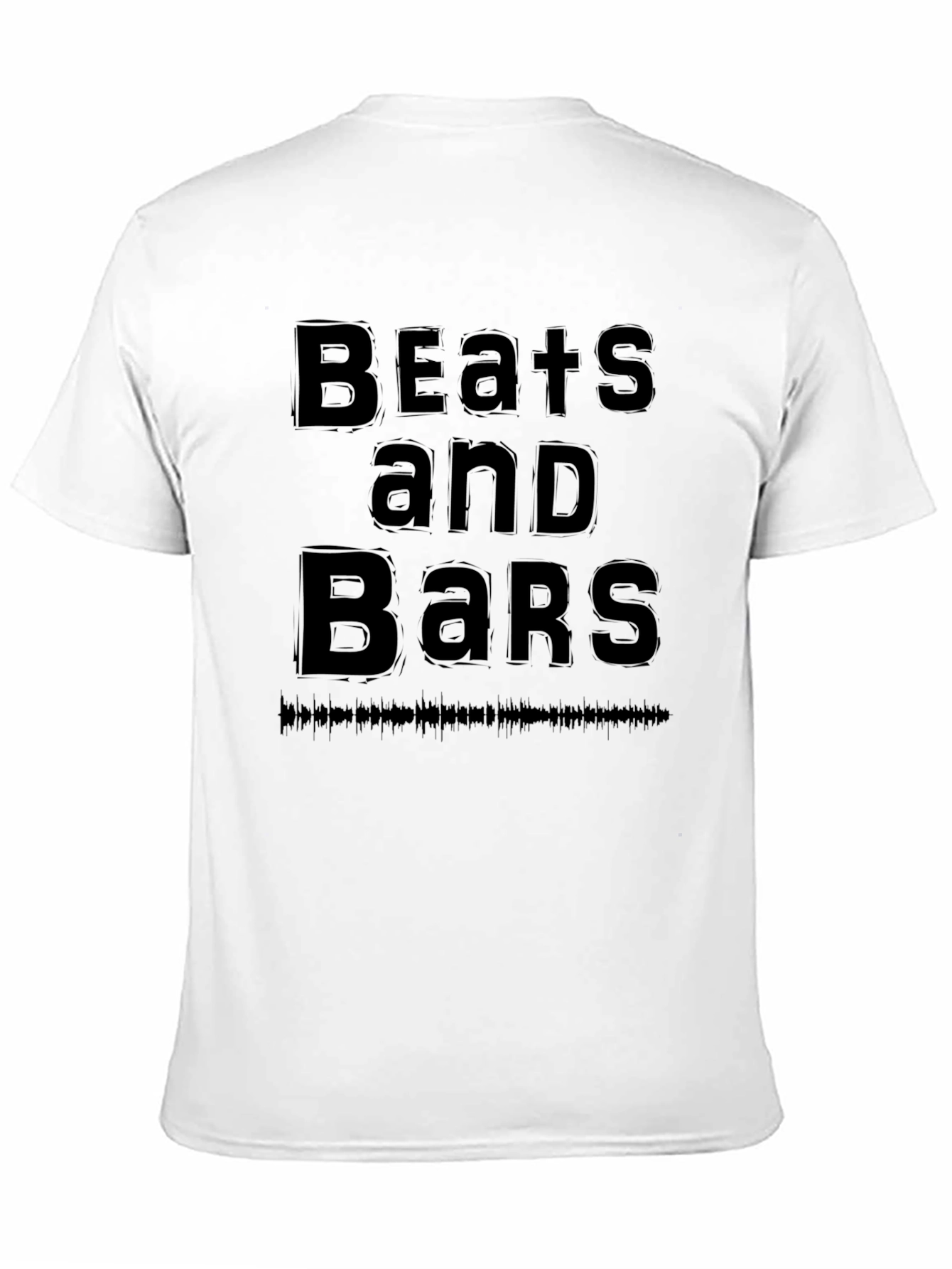 Beats and Bars Black Graphic Tee