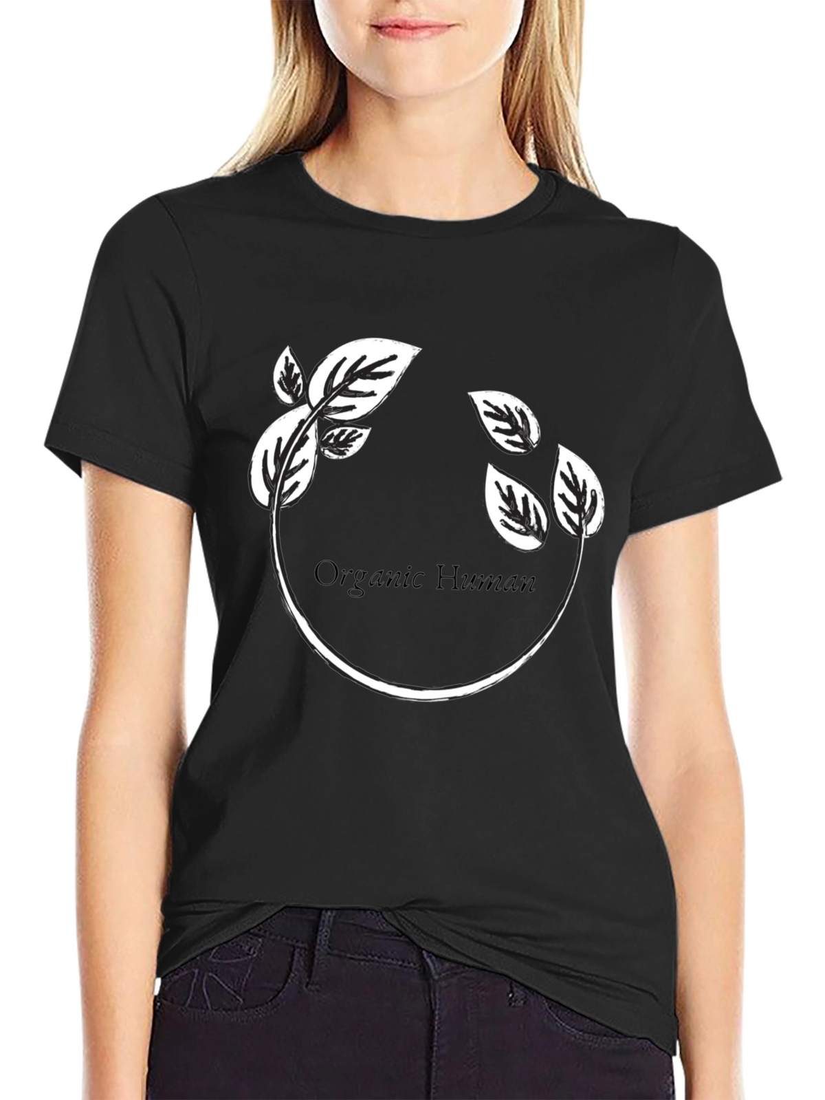 Organic Human Black T-Shirt