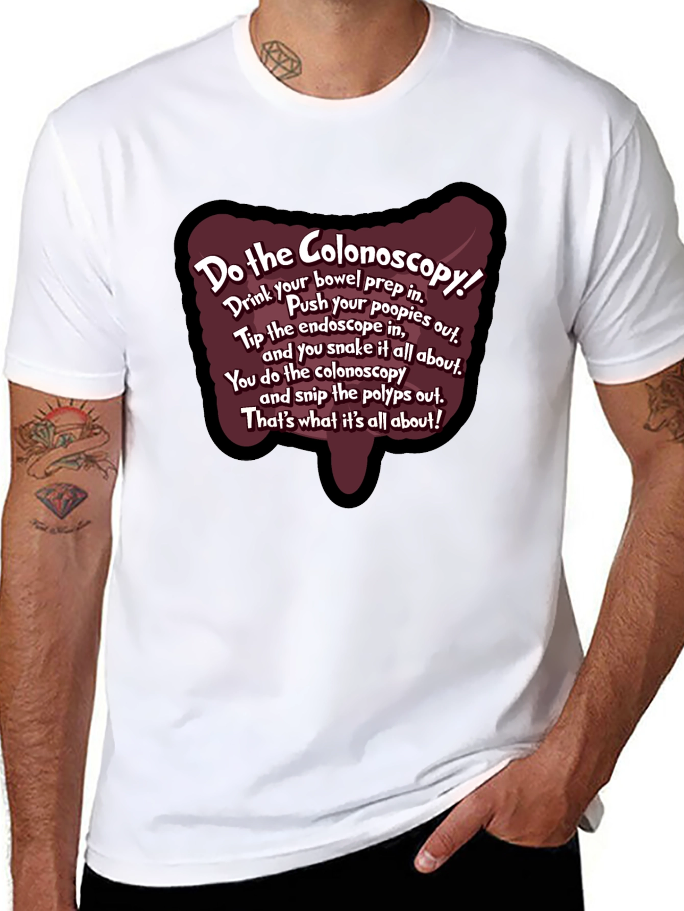 Do the Colonoscopy Funny Medical Humor T-Shirt