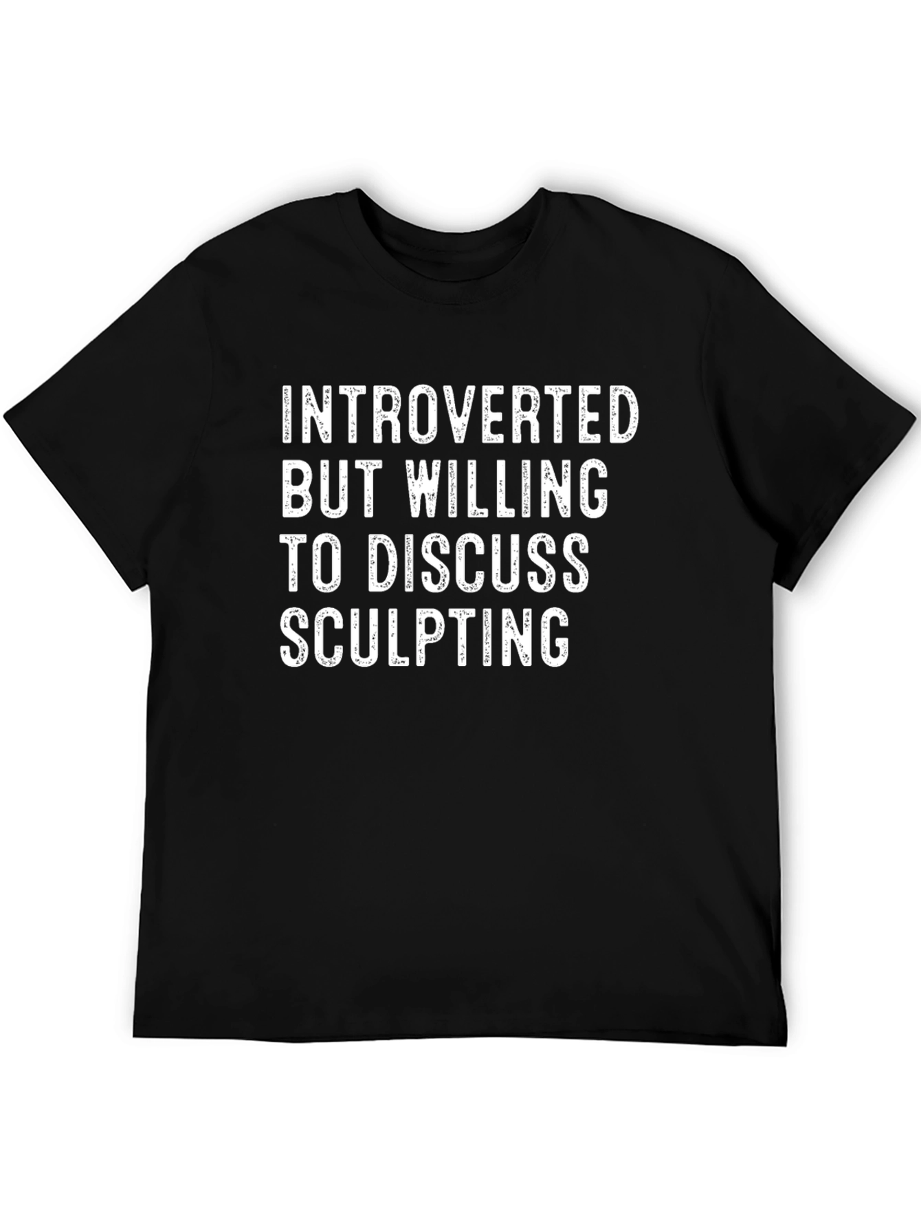 Introverted Sculpting T-Shirt - Black