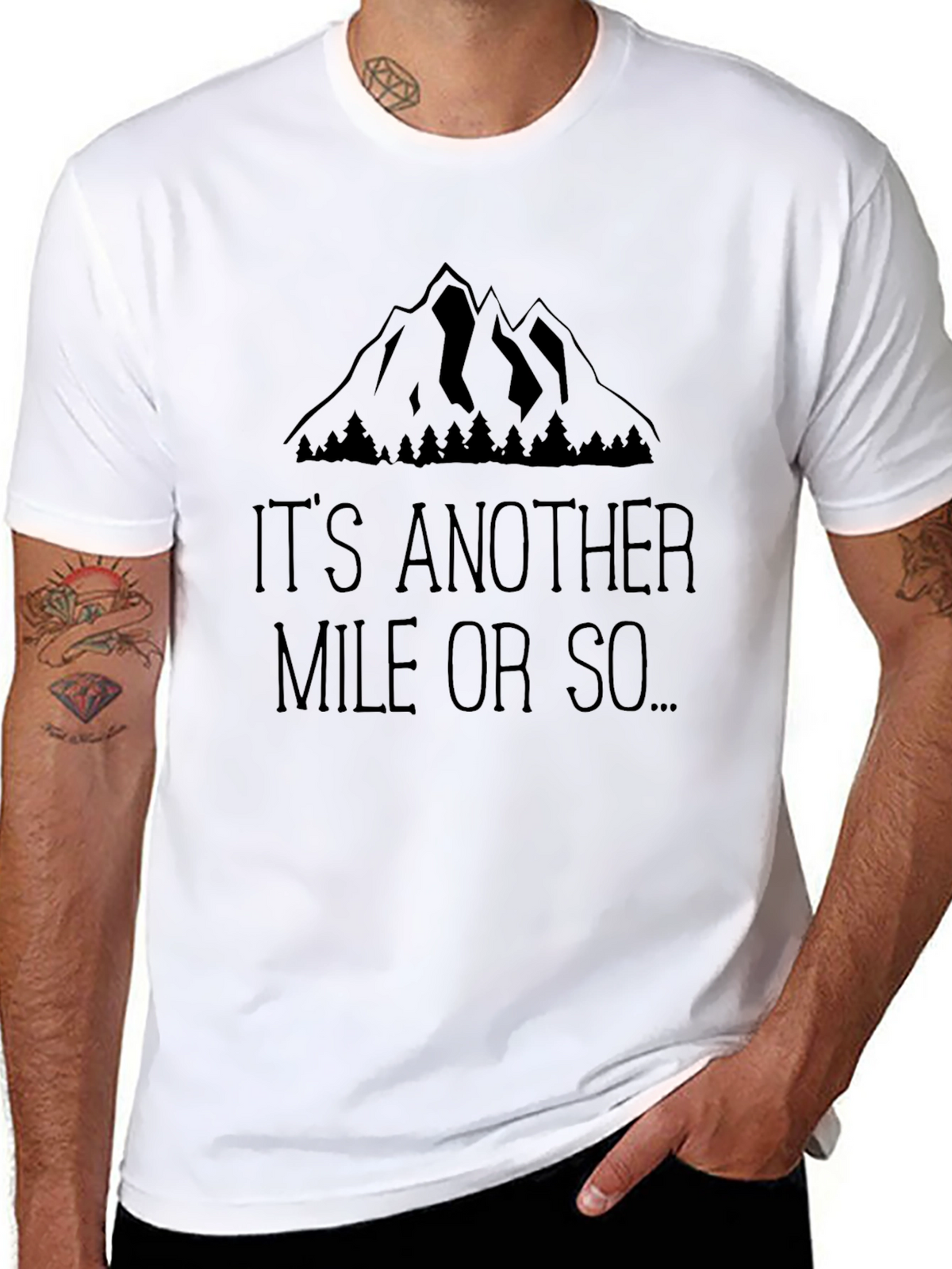 Its Another Mile T-Shirt - Mountain Design
