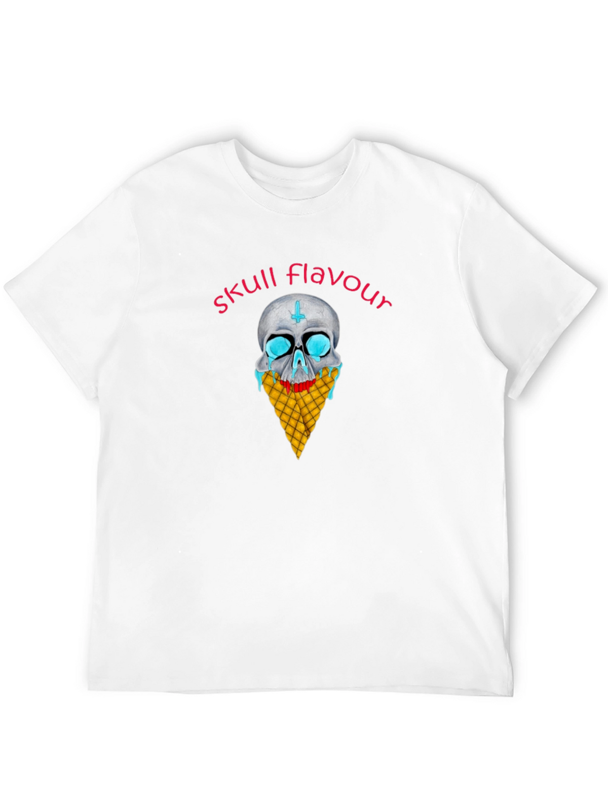 Skull Flavour Graphic Tee - Black