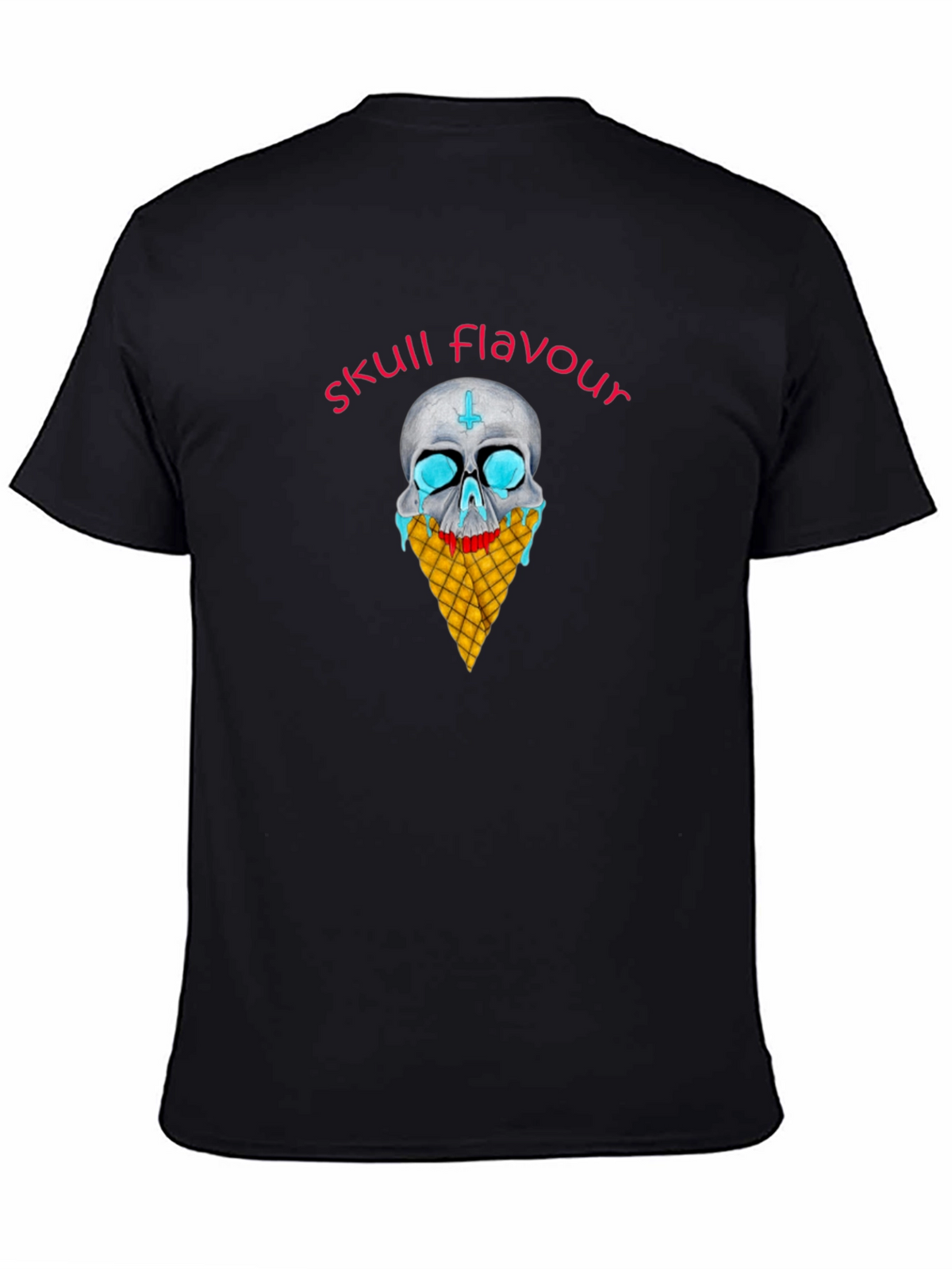 Skull Flavour Graphic Tee - Black