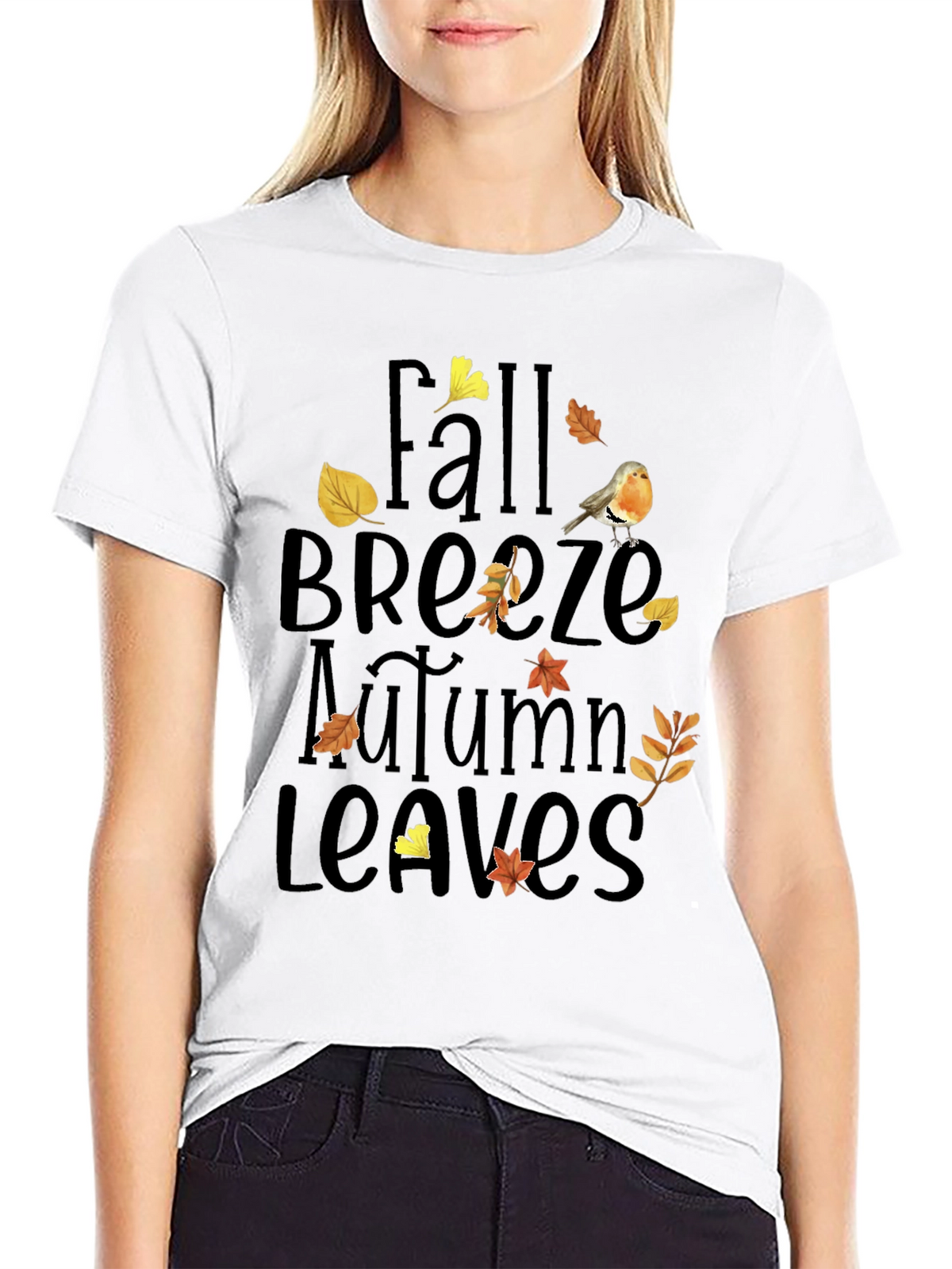 Fall Breeze Autumn Leaves T-Shirt