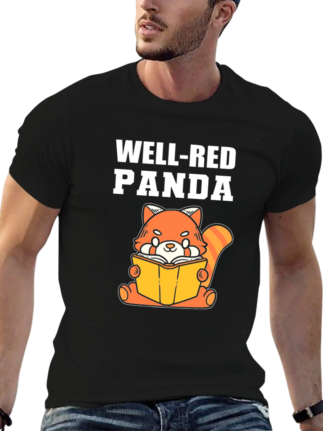 Well-Red Panda Graphic T-Shirt