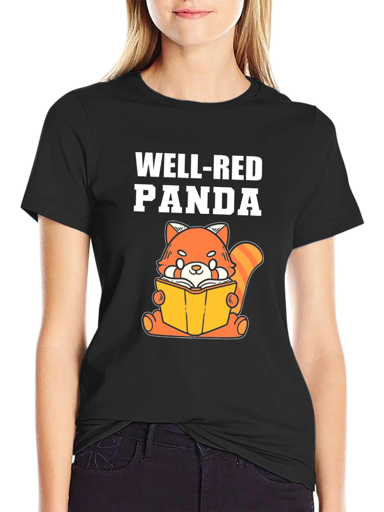 Well-Red Panda Graphic T-Shirt