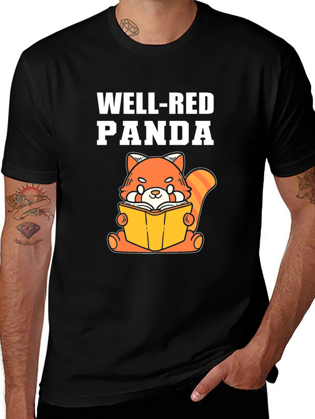 Well-Red Panda Graphic T-Shirt