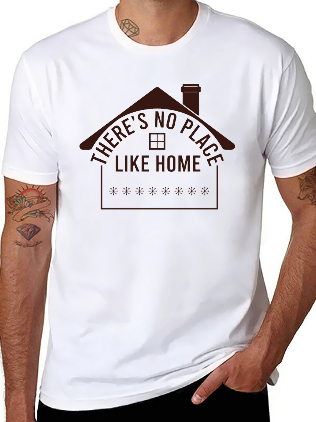 Theres No Place Like Home Graphic T-Shirt