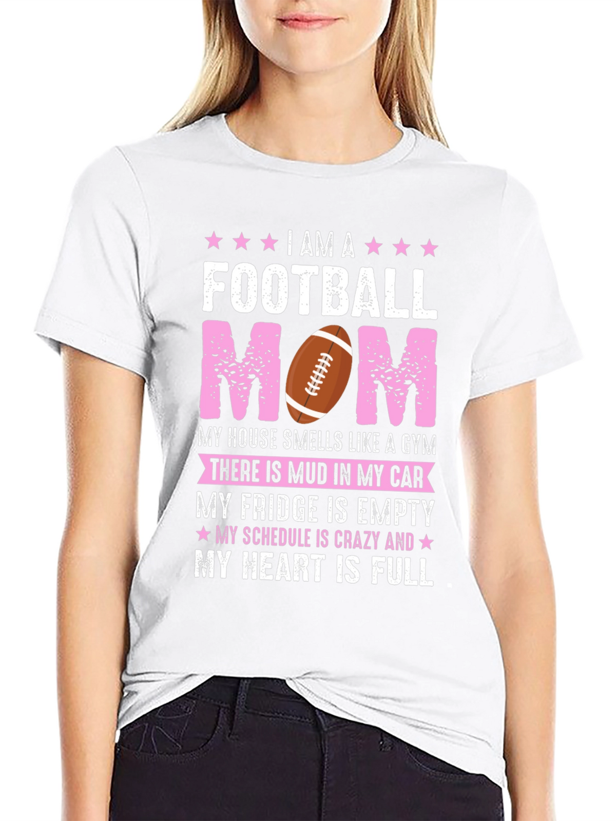 Football Mom Graphic Tee