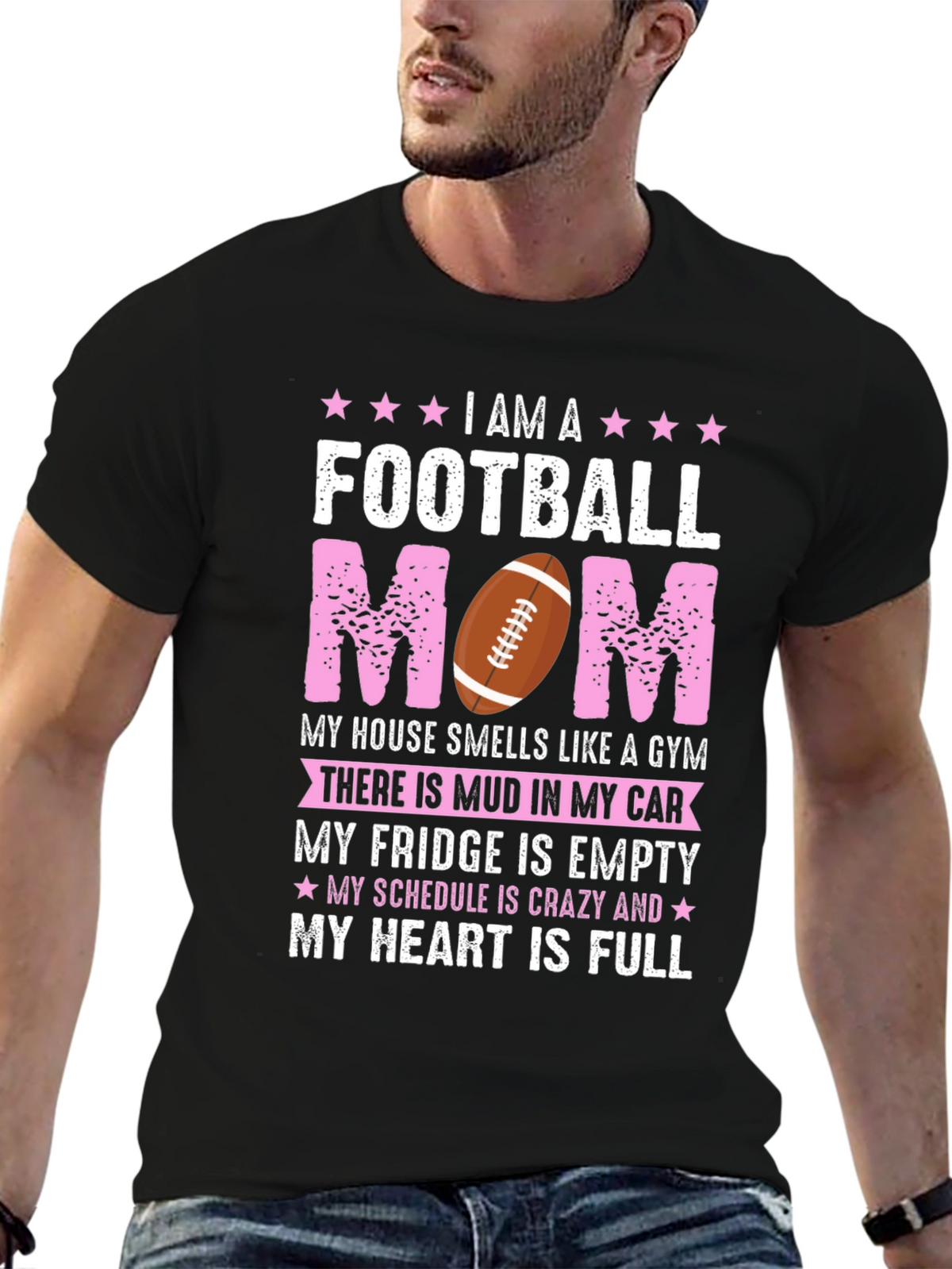 Football Mom Graphic Tee