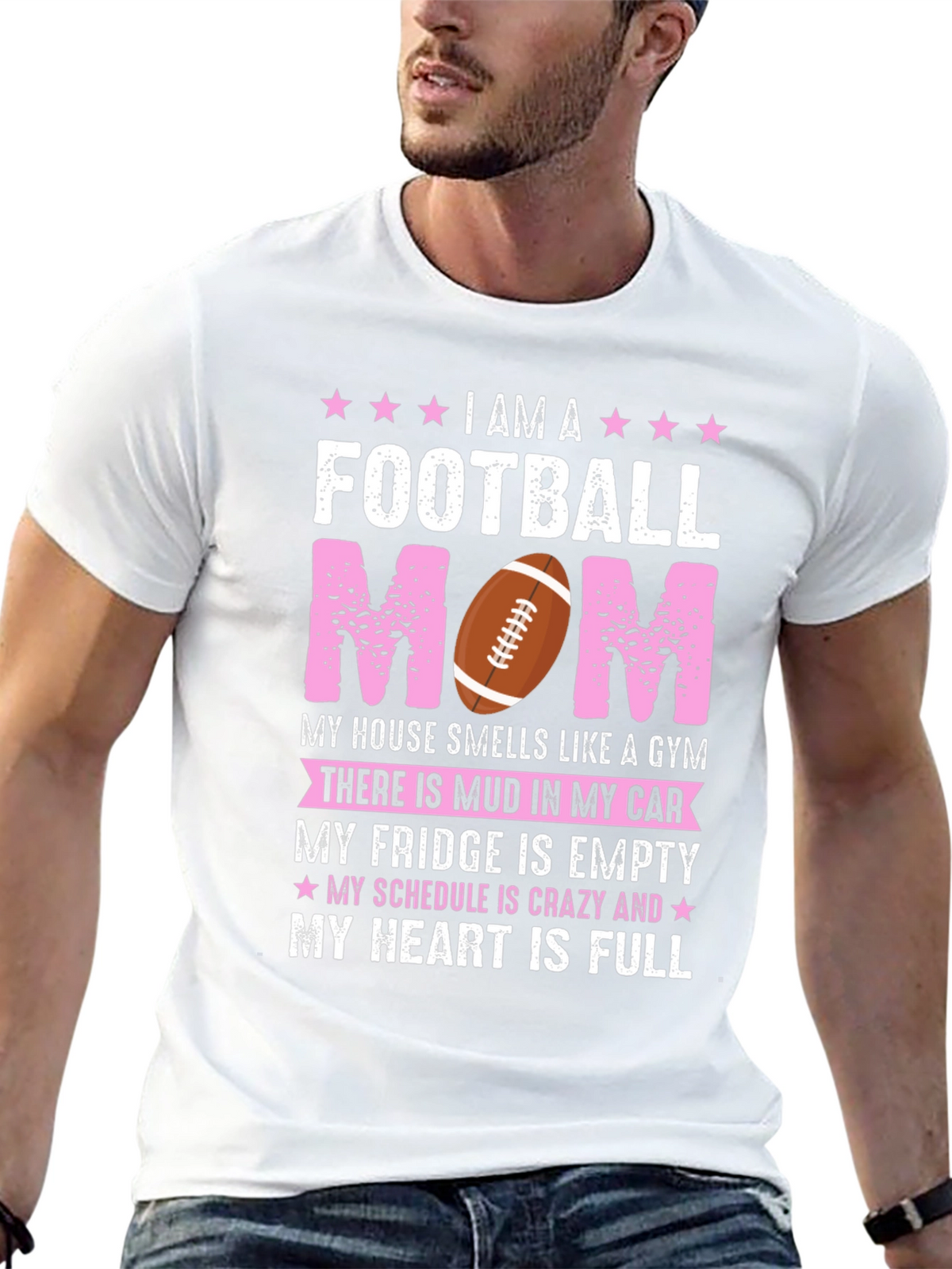 Football Mom Graphic Tee