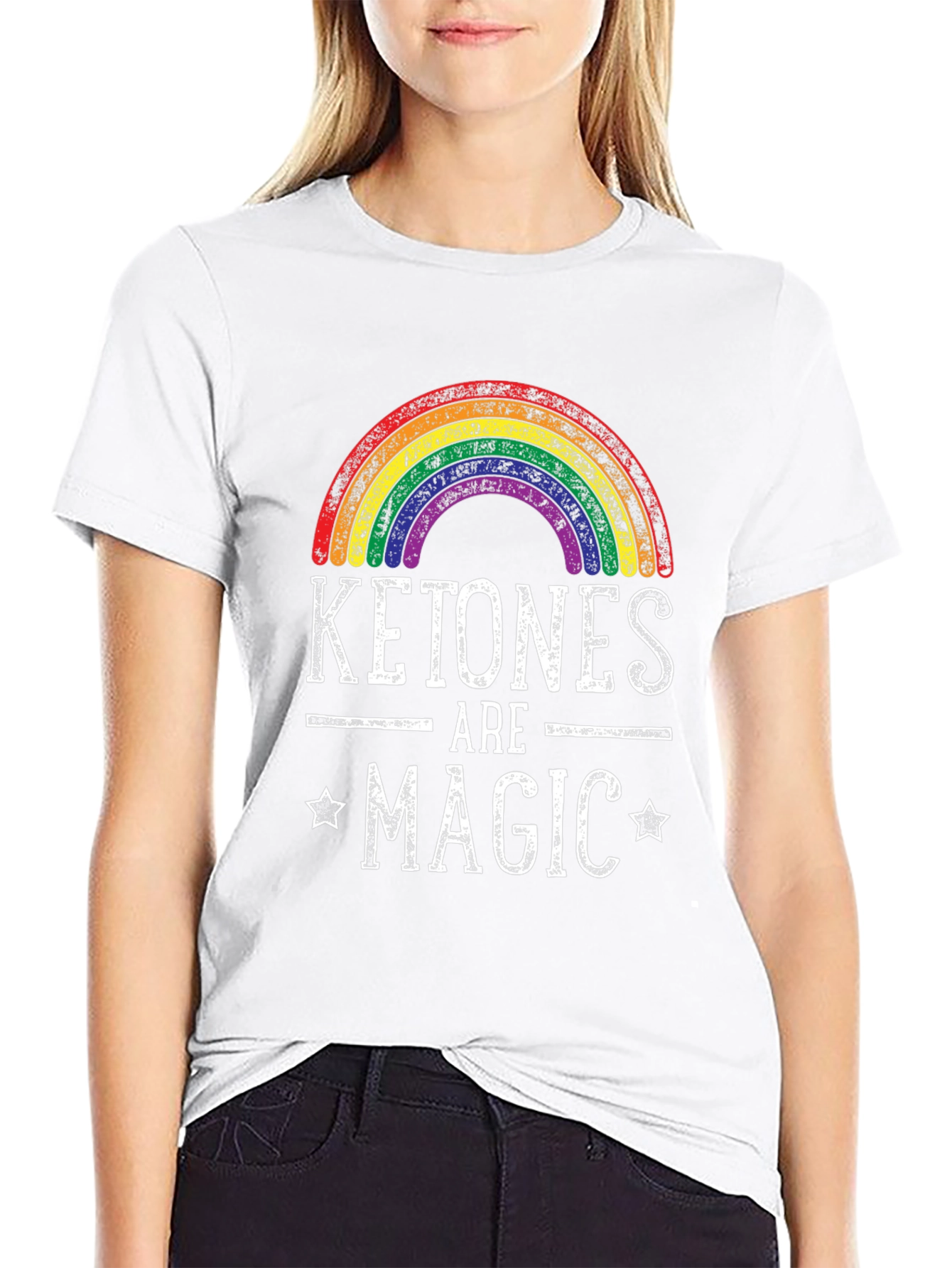 Ketones Are Magic Rainbow Graphic T-Shirt