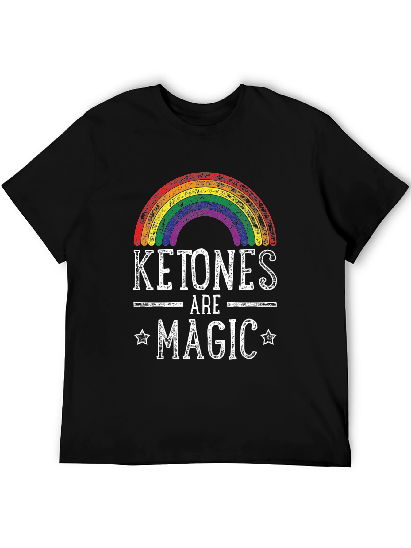 Ketones Are Magic Rainbow Graphic T-Shirt