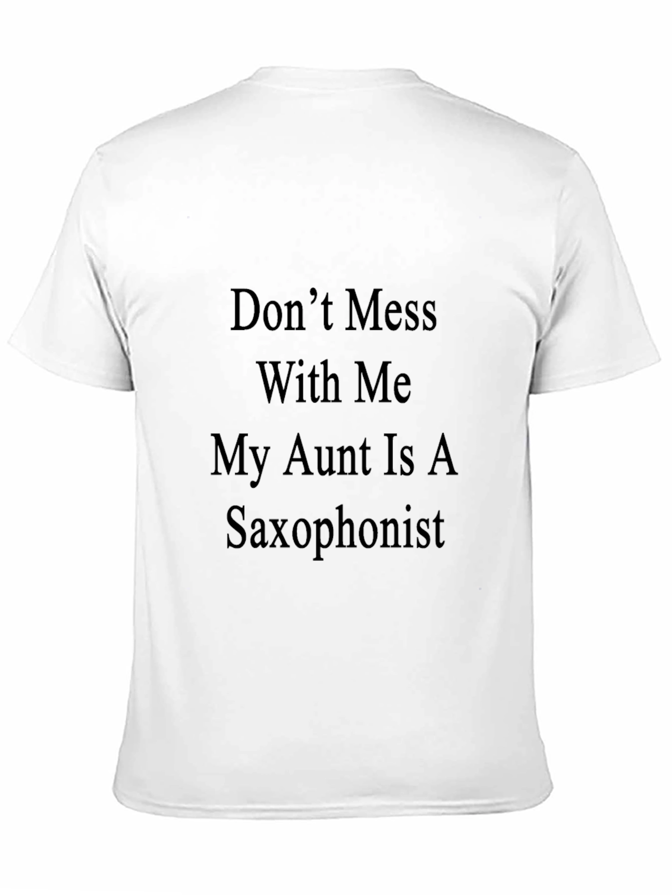 Saxophonist Aunt Funny Graphic Tee