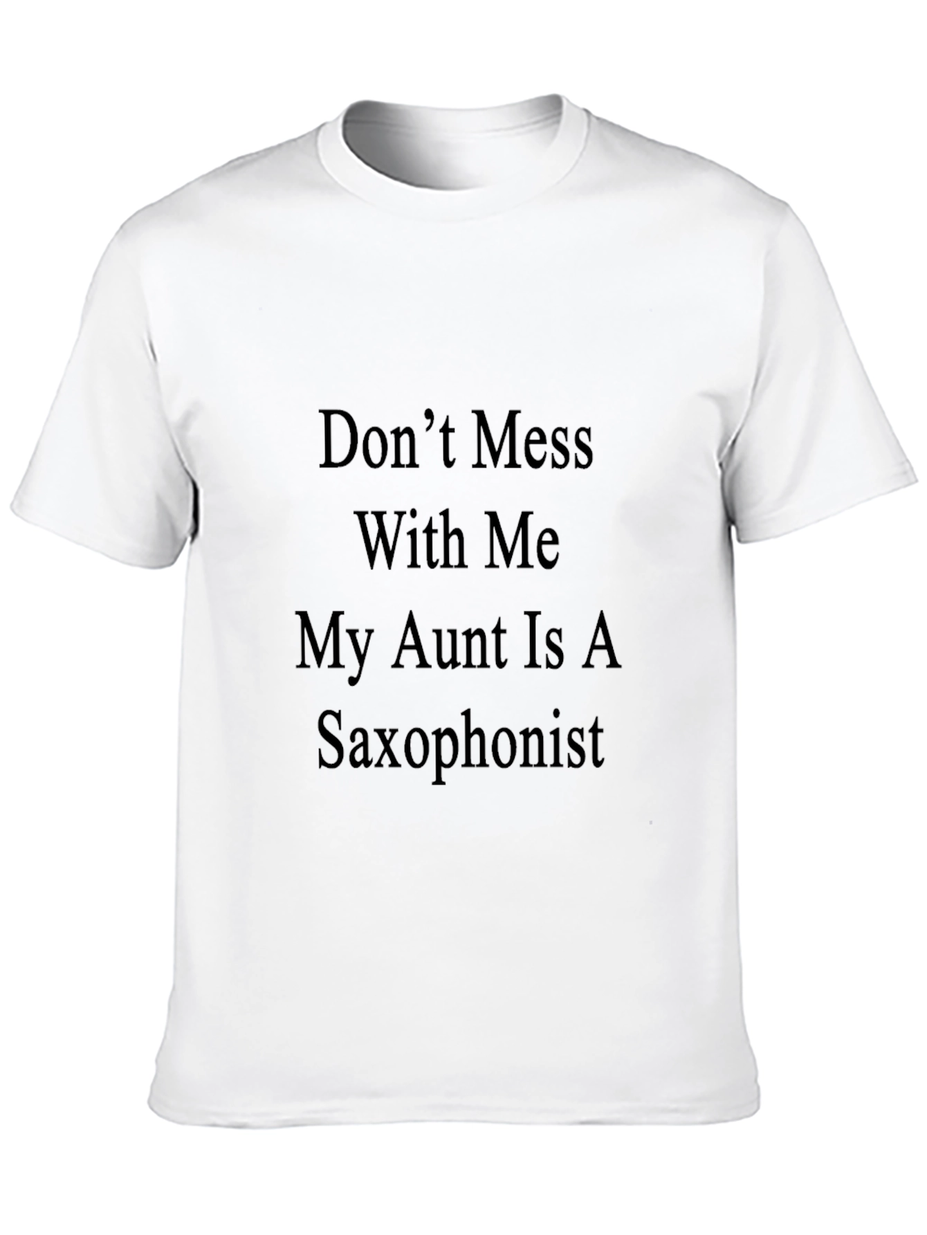 Saxophonist Aunt Funny Graphic Tee