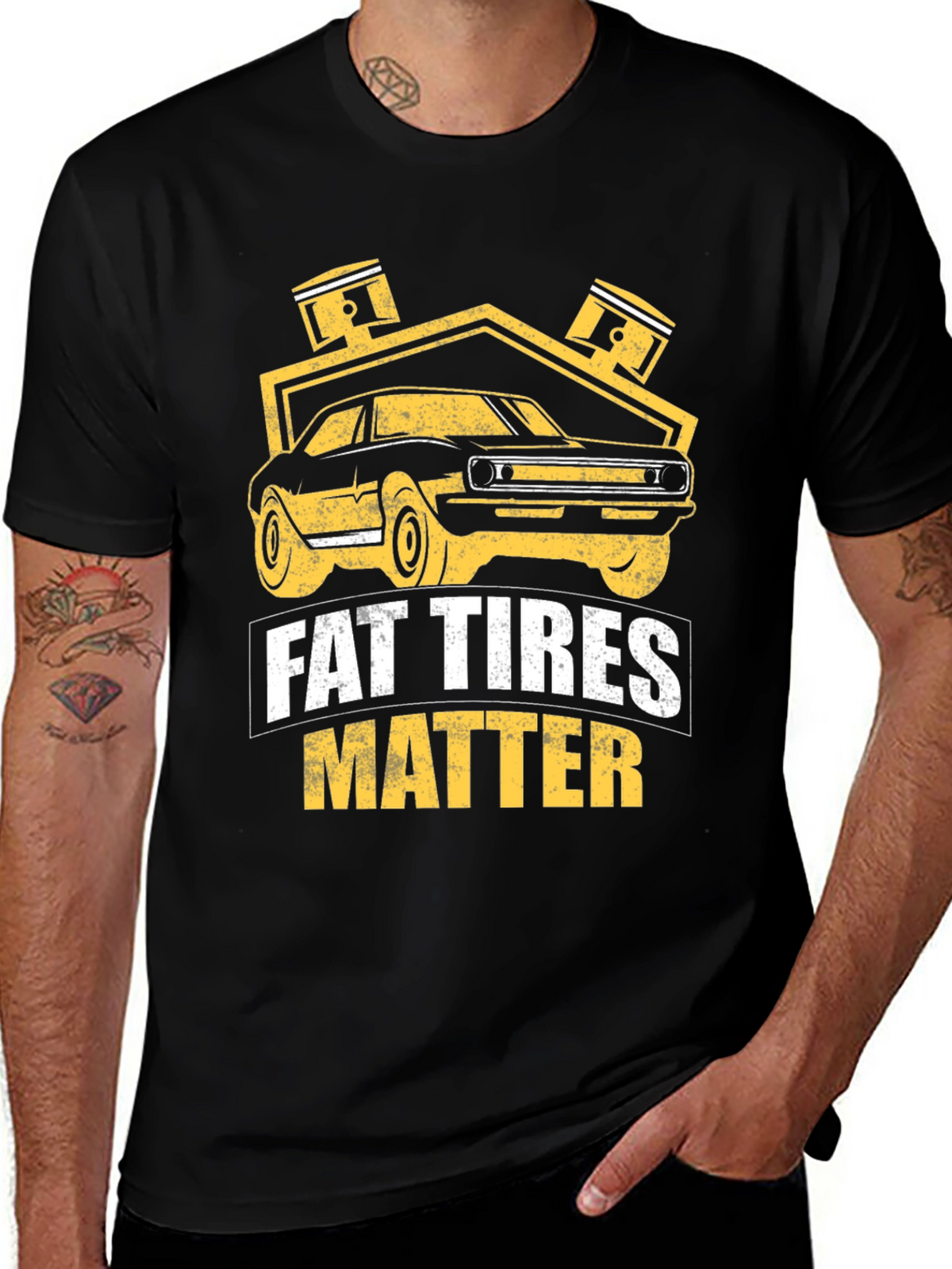 Fat Tires Matter T-Shirt Car Enthusiast Tee