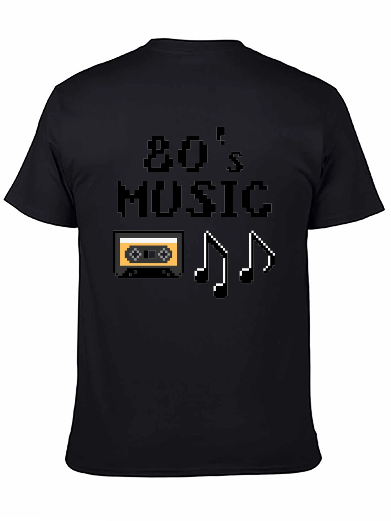 80s Music Pixel Graphic T-Shirt