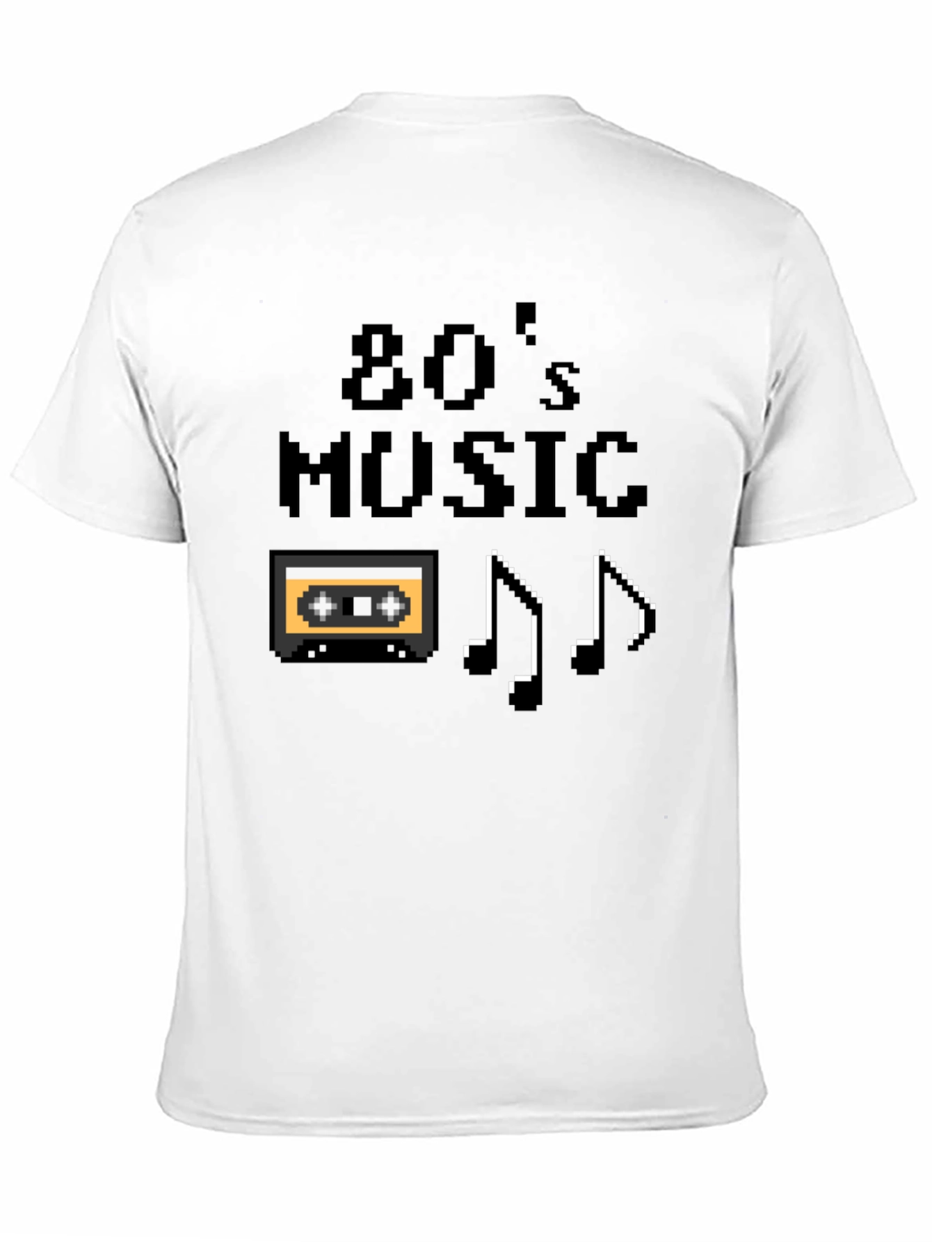 80s Music Pixel Graphic T-Shirt