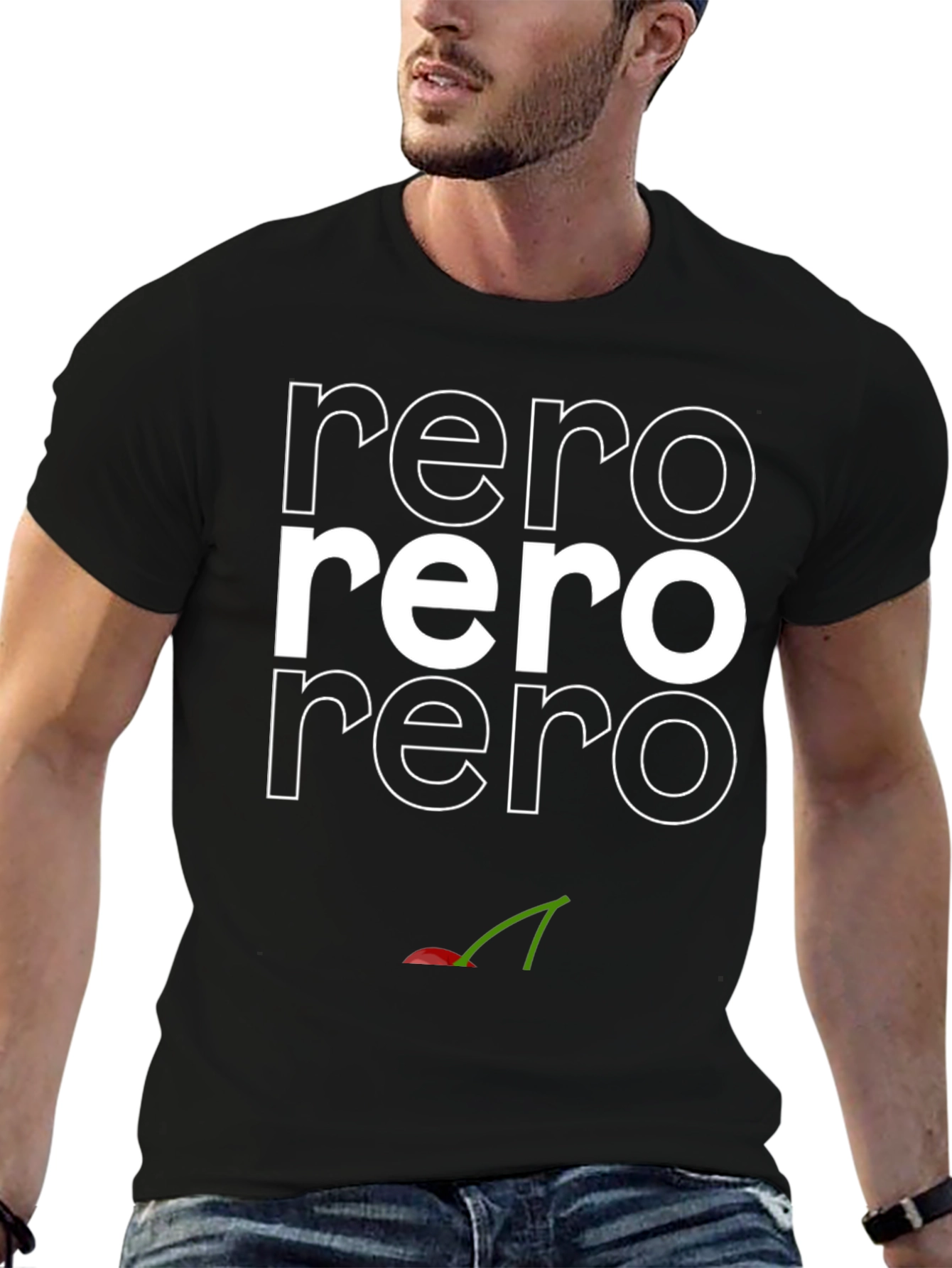 Rero Graphic Tee - Stylish Black Cotton Shirt
