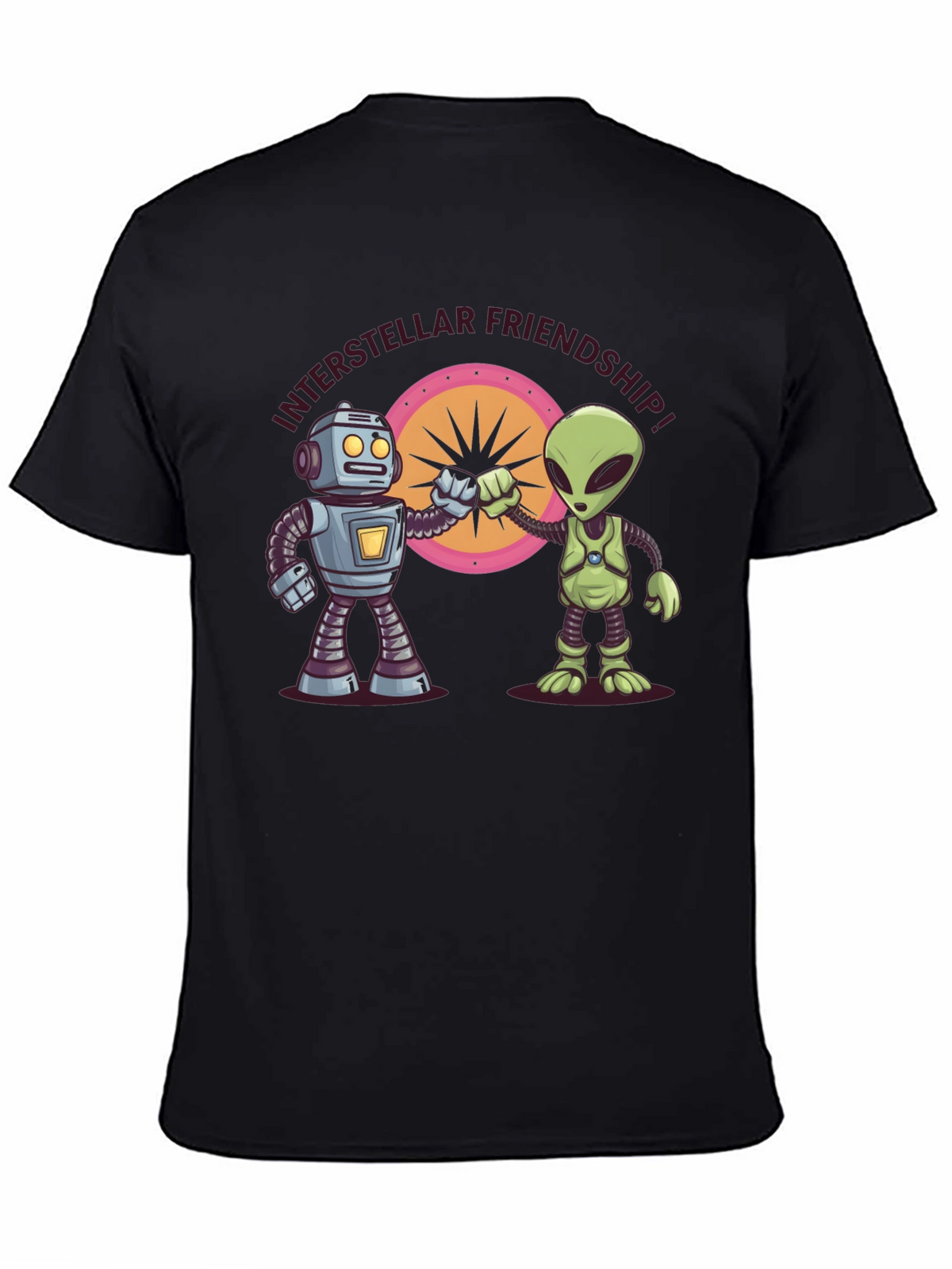 Interstellar Friendship Robot Alien Tee