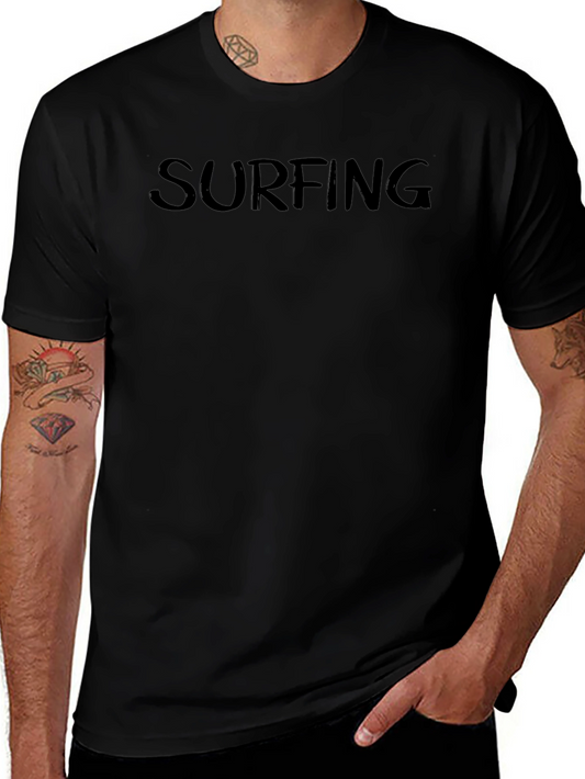Surfing Crew Neck T-Shirt - Stylish Casual Wear