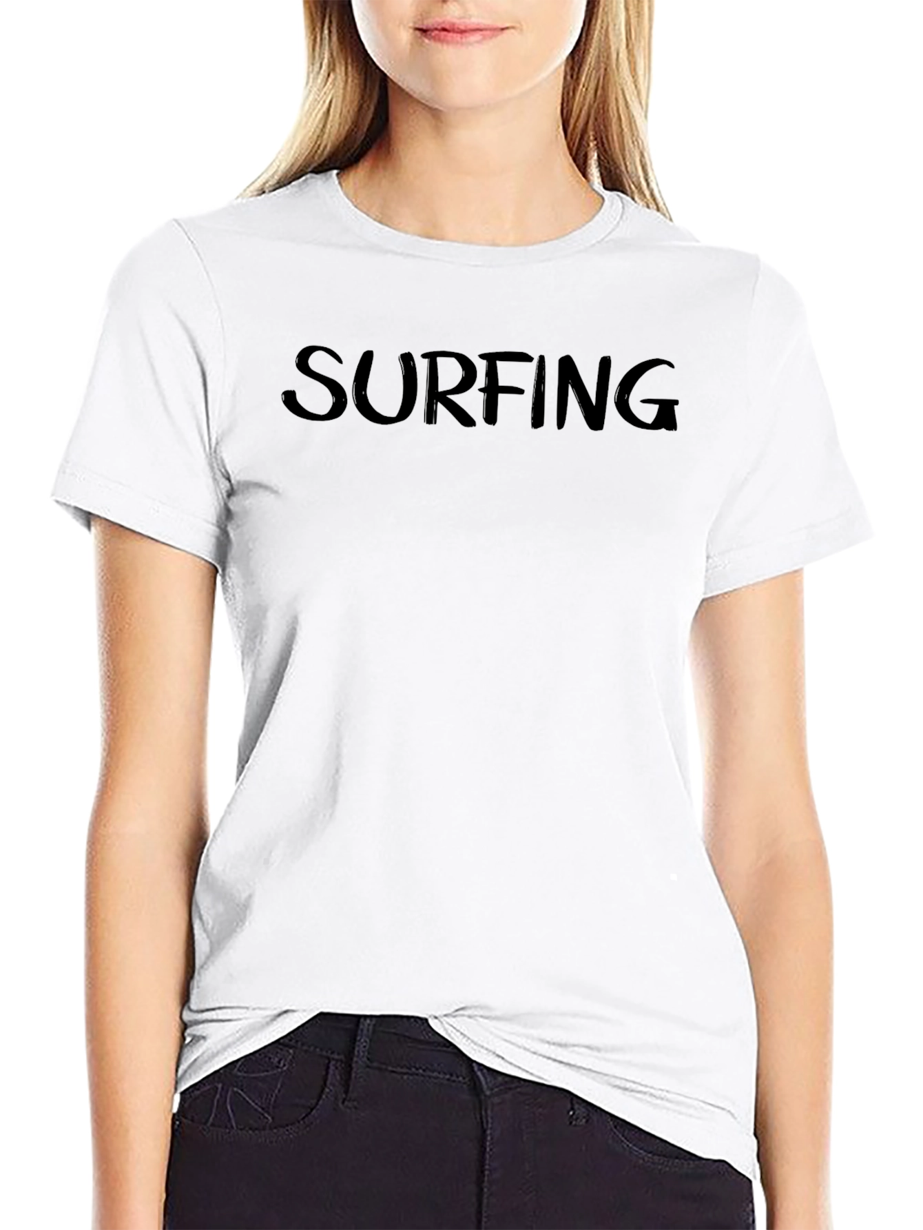 Surfing Crew Neck T-Shirt - Stylish Casual Wear