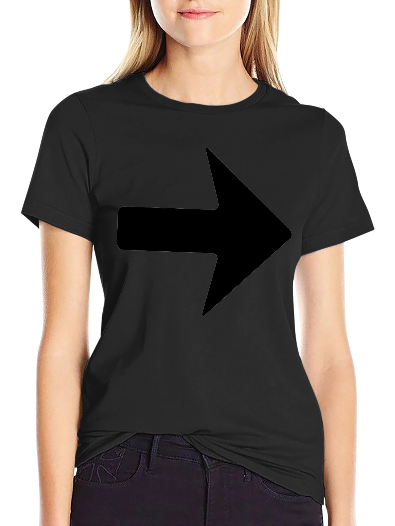 Right Arrow Graphic T-Shirt - Classic Design