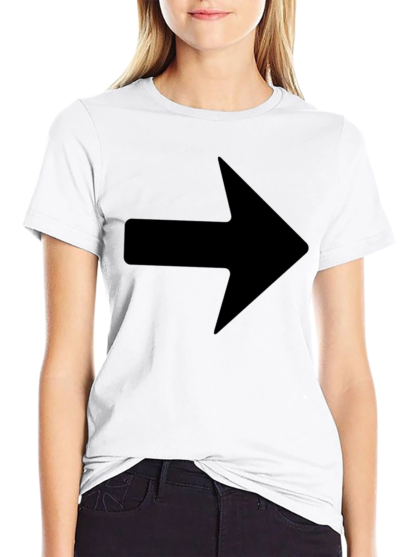 Right Arrow Graphic T-Shirt - Classic Design