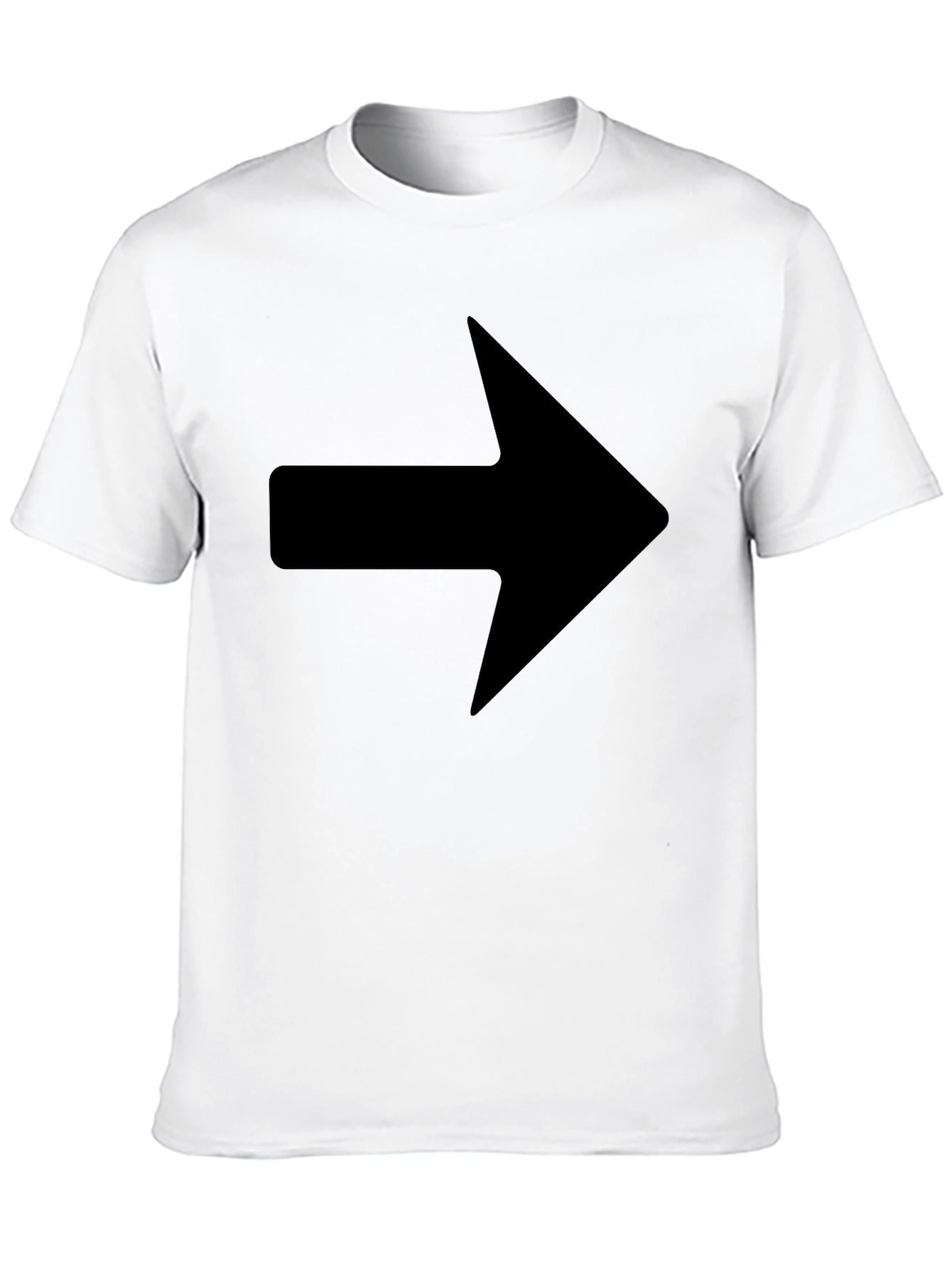 Right Arrow Graphic T-Shirt - Classic Design