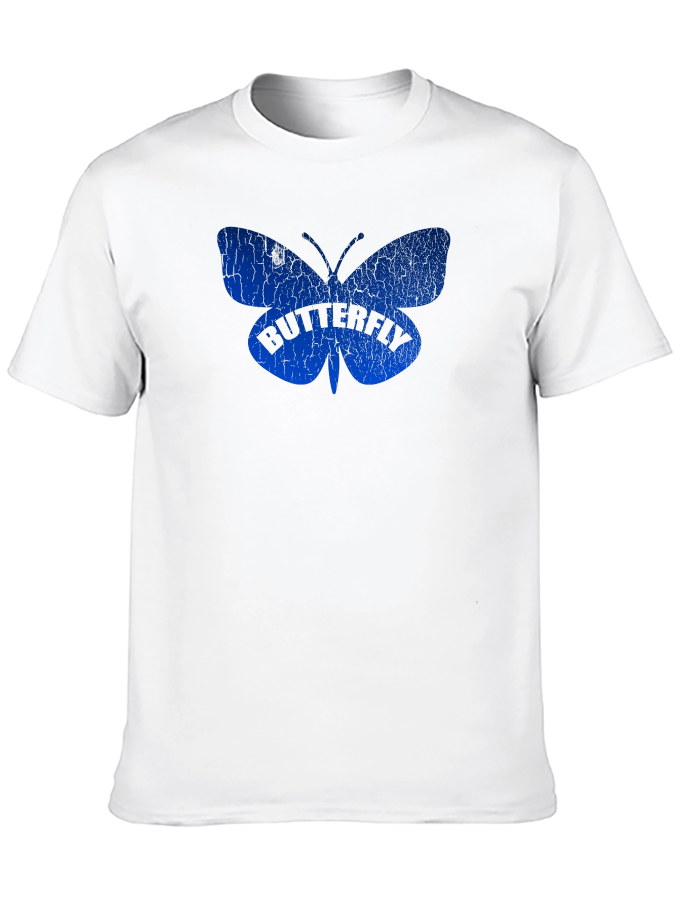 Butterfly Graphic T-Shirt - Mens Black Tee