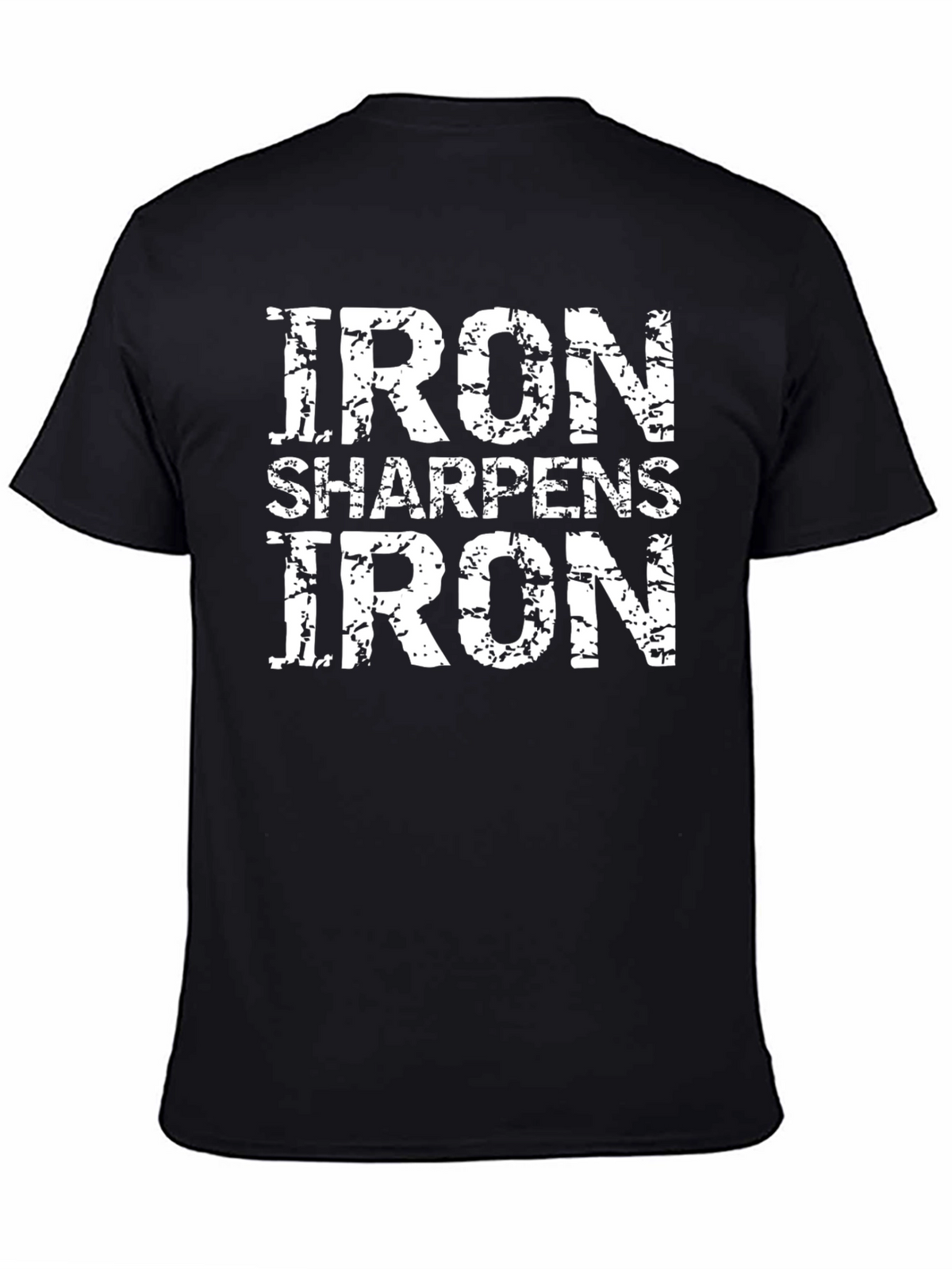 Iron Sharpens Iron Graphic T-Shirt - Black