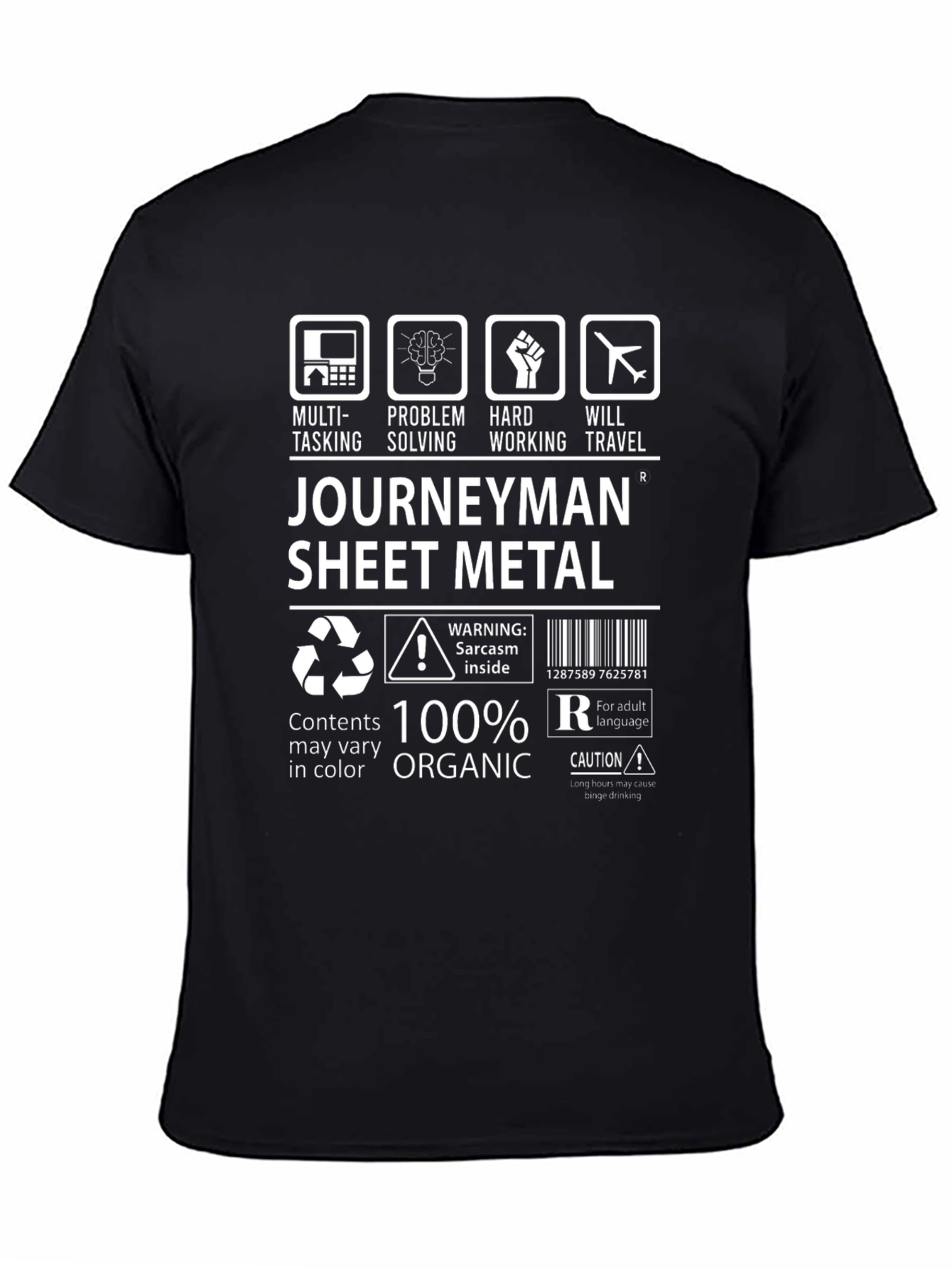 Journeyman Sheet Metal T-Shirt: Multi-Tasking Organic