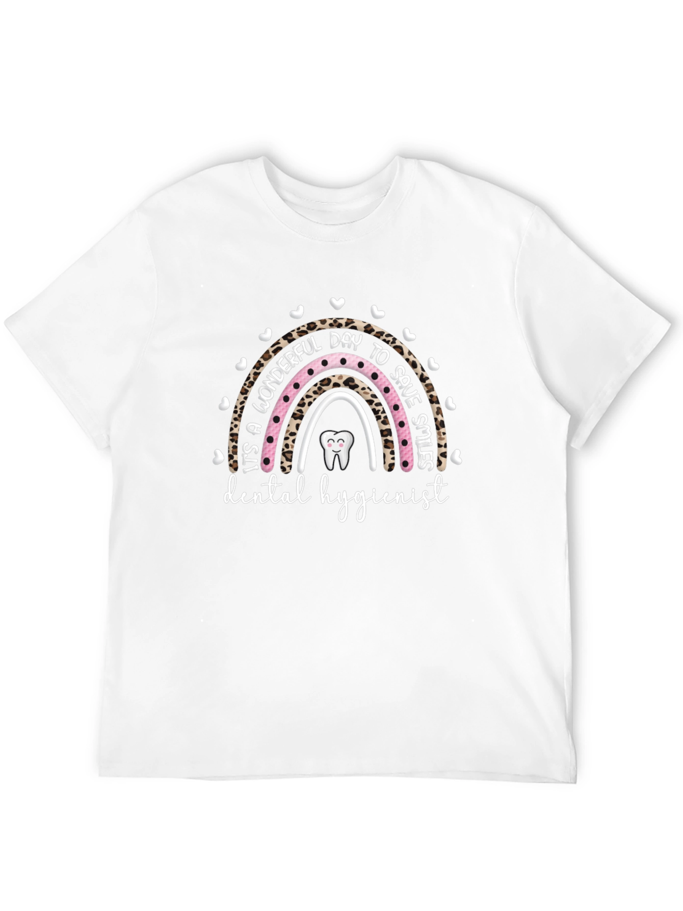 Dental Hygienist T-Shirt Wonderful Day Save Smiles