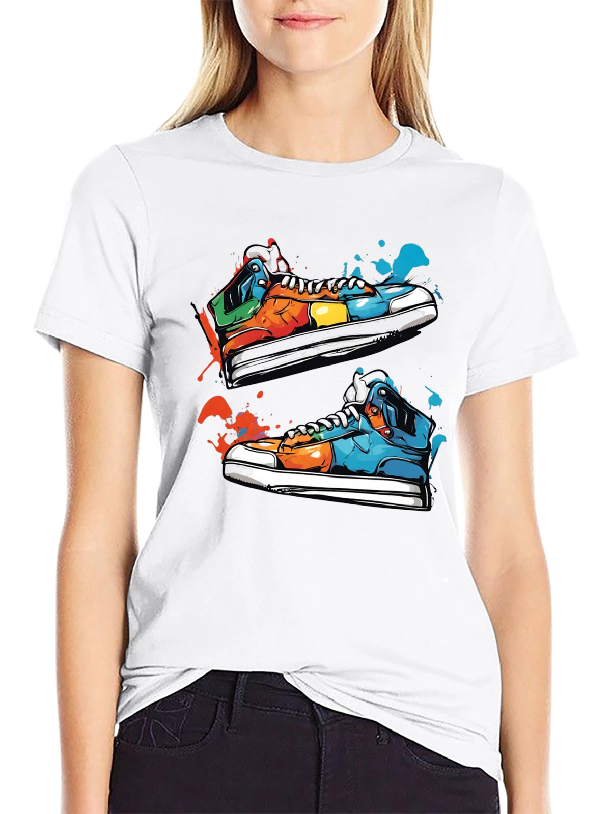 Sneaker Graphic T-Shirt: Stylish Streetwear Tee