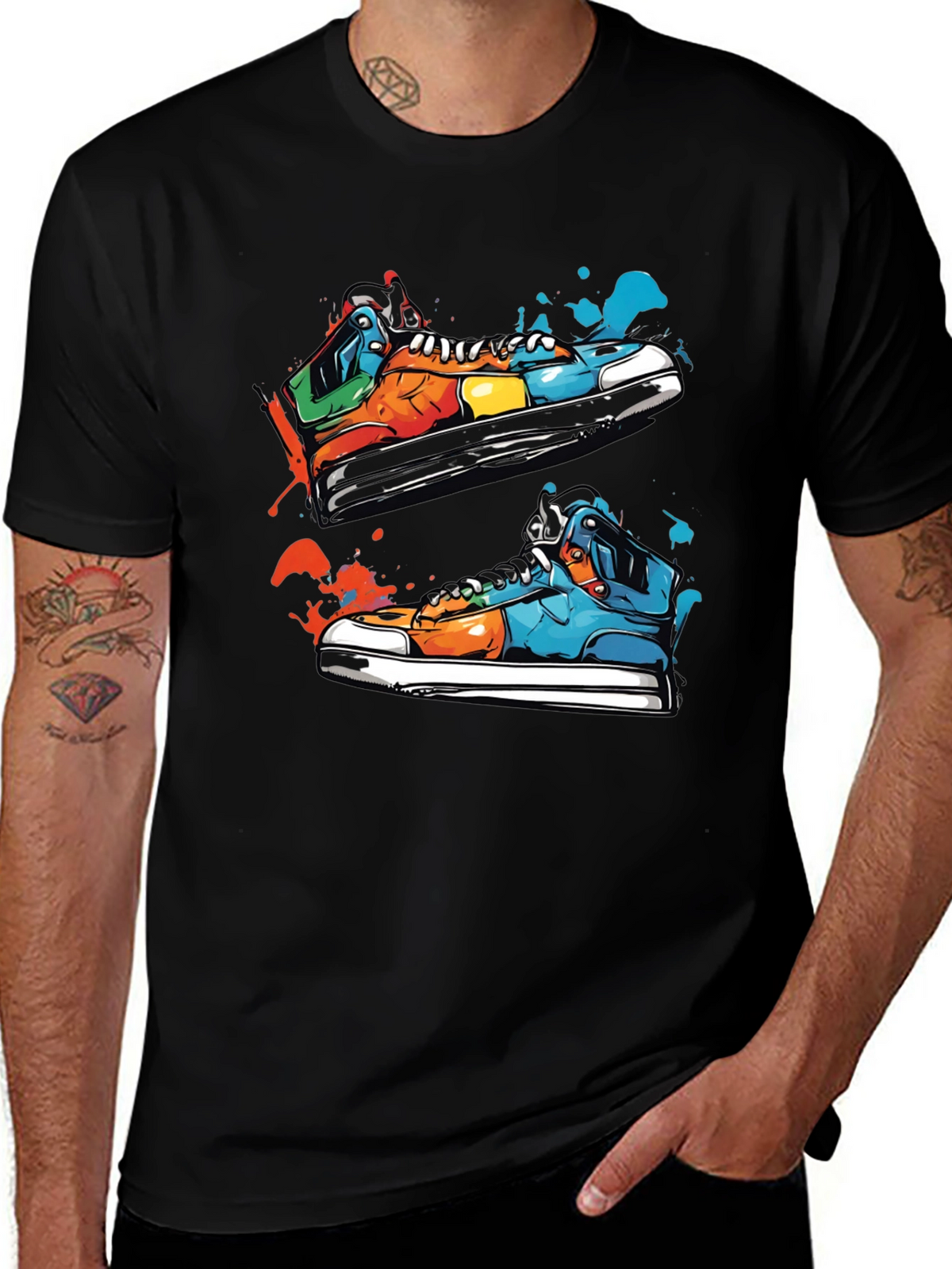 Sneaker Graphic T-Shirt: Stylish Streetwear Tee
